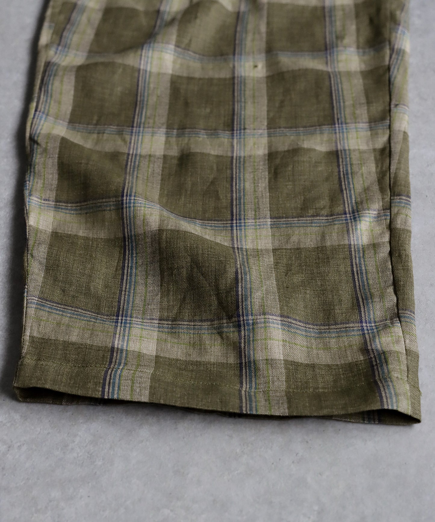 KYO Ladies Linen Checked Pants