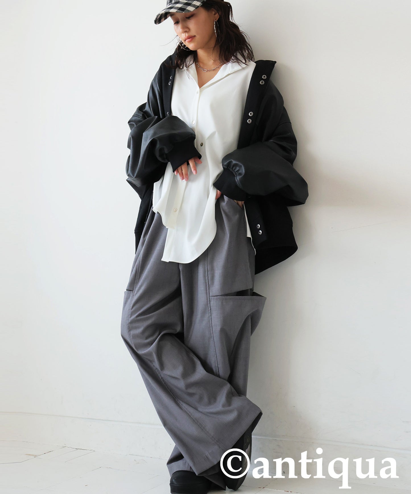 KYO Asymmetric Stand-Collar Shirt Ladies