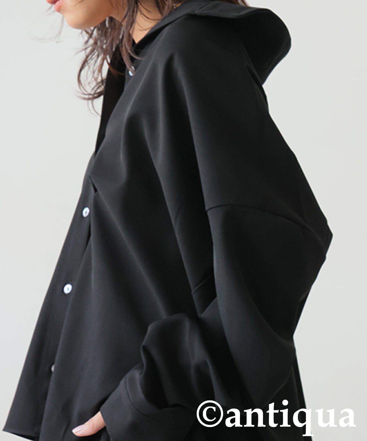 KYO Asymmetric Stand-Collar Shirt Ladies
