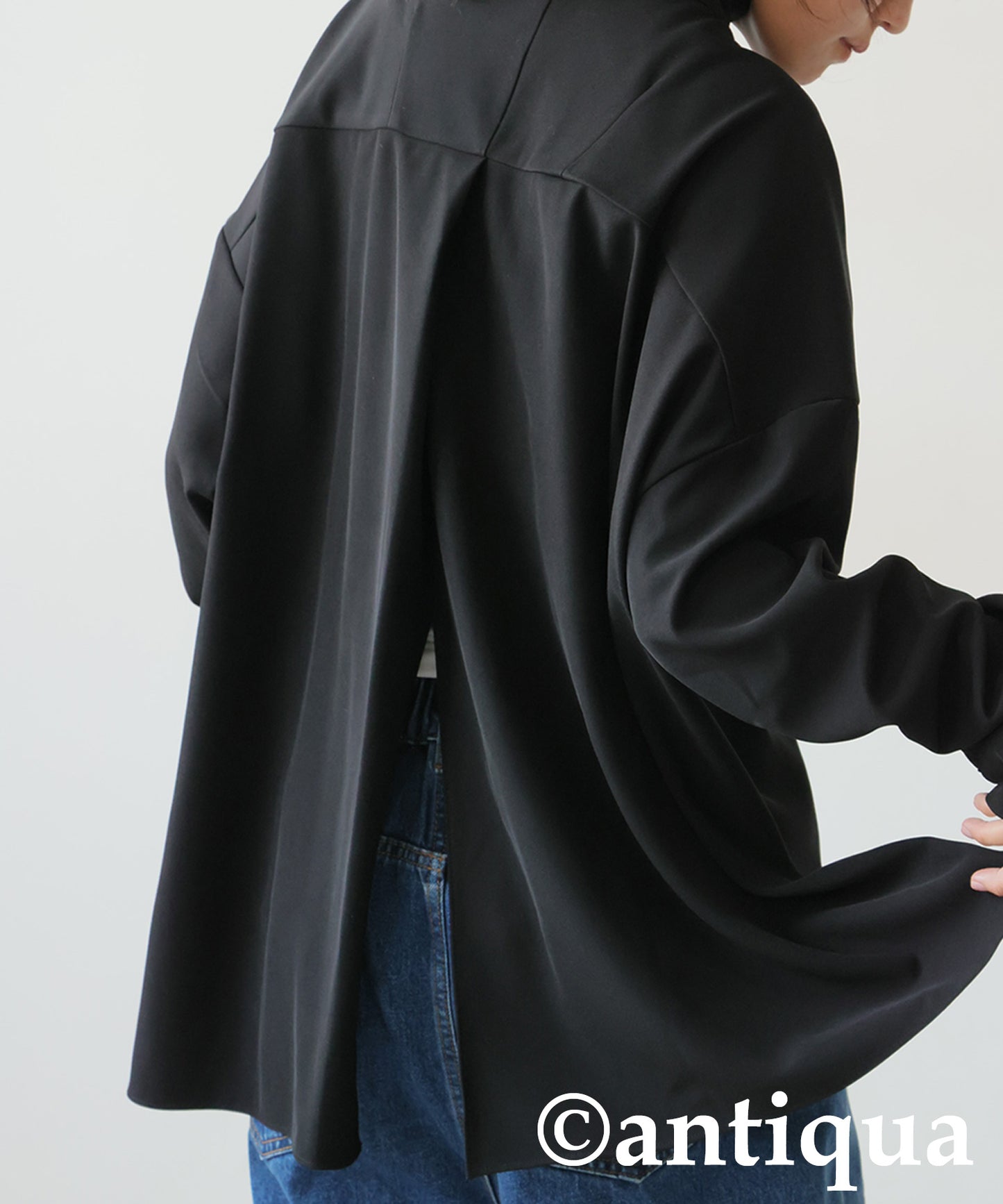 KYO Asymmetric Stand-Collar Shirt Ladies