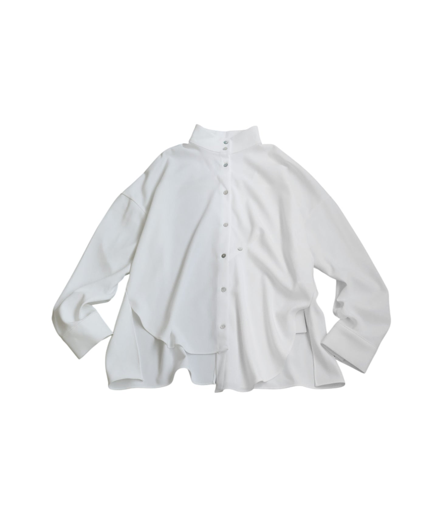 KYO Asymmetric Stand-Collar Shirt Ladies