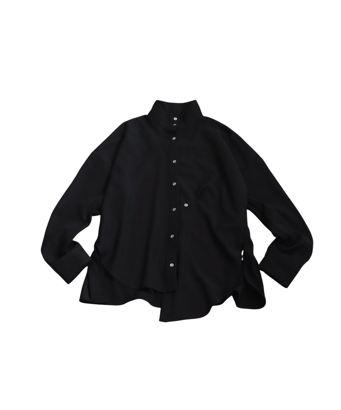 KYO Asymmetric Stand-Collar Shirt Ladies