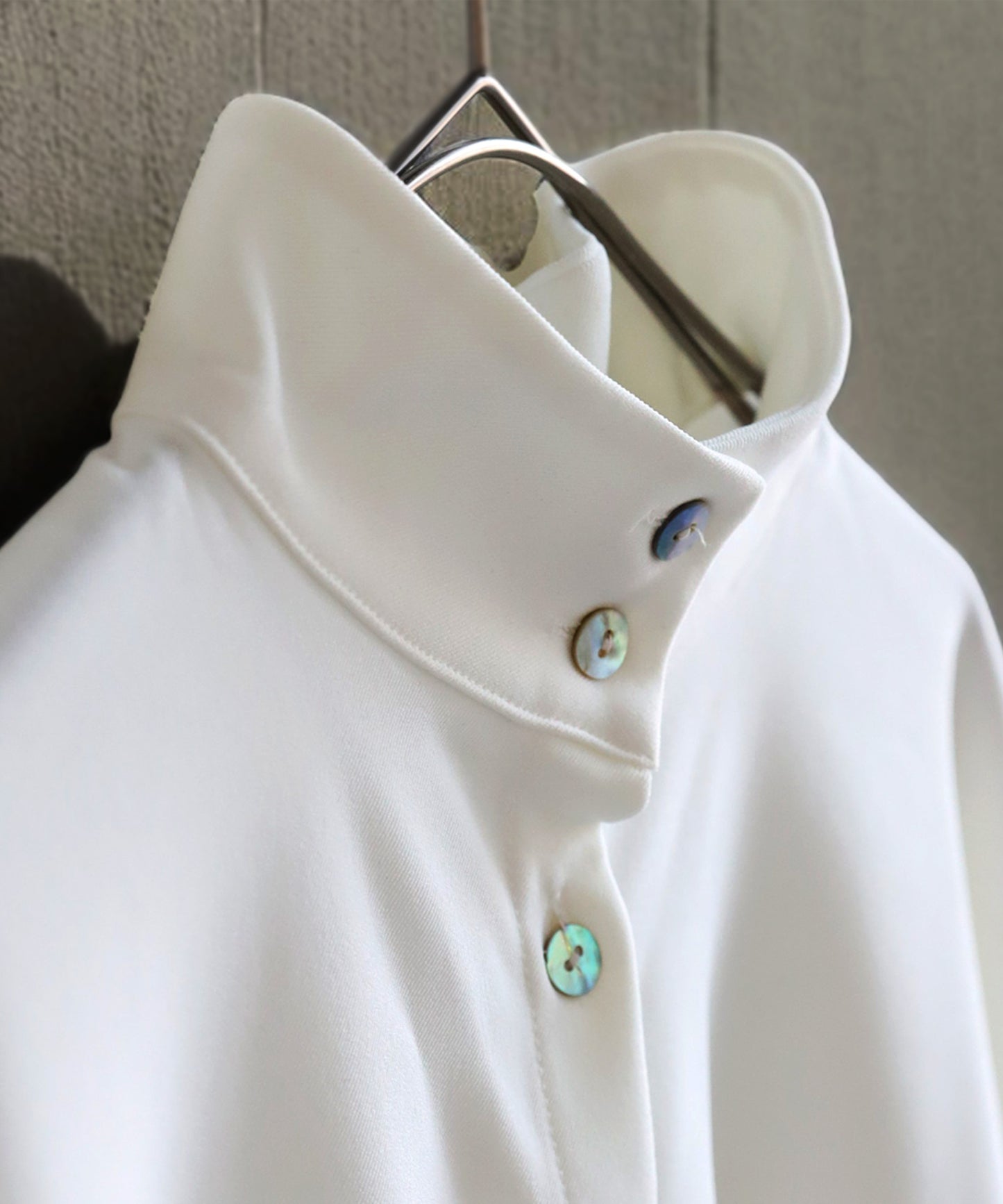 KYO Asymmetric Stand-Collar Shirt Ladies