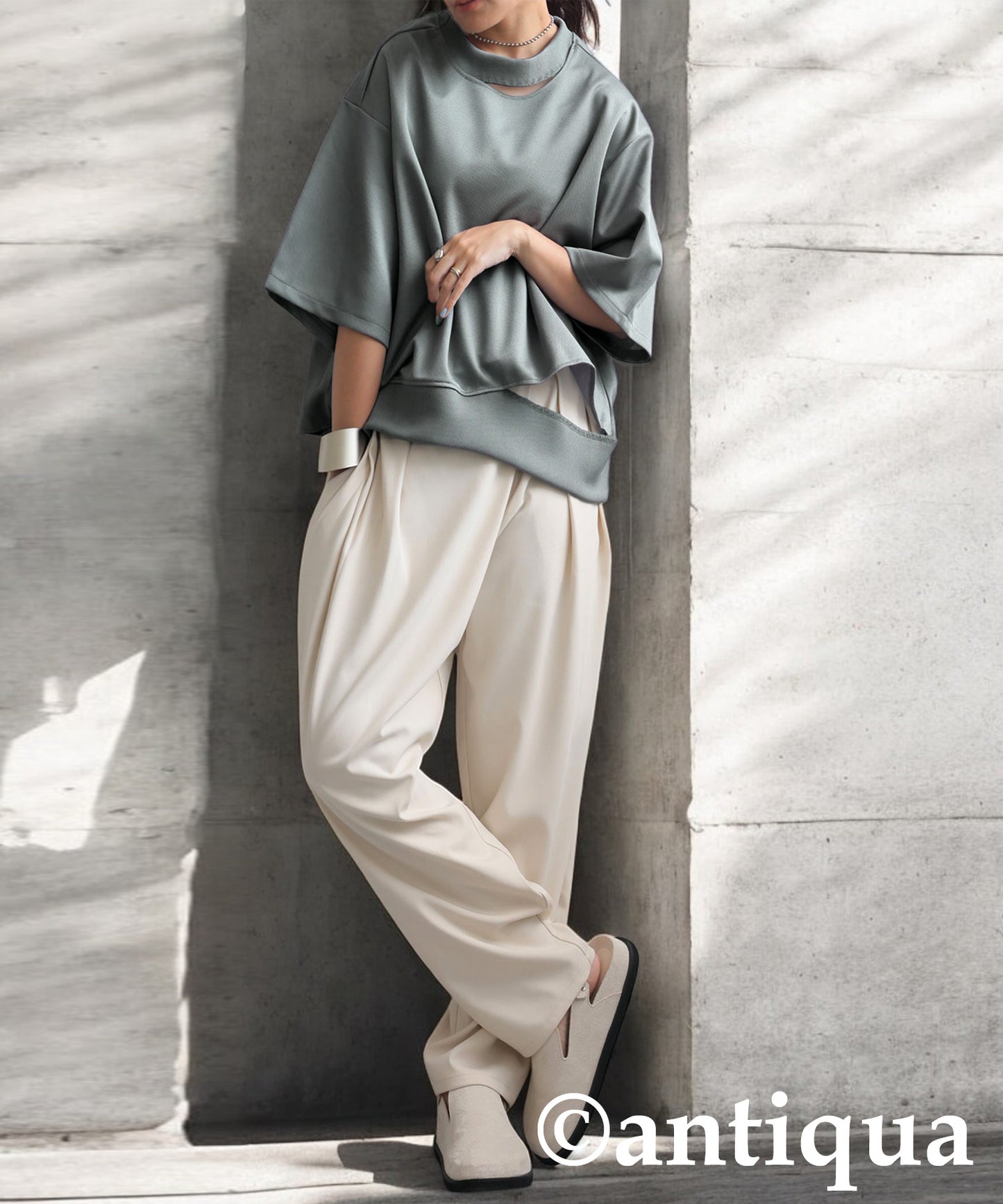 KYO Ladies Asymmetric Neck Top