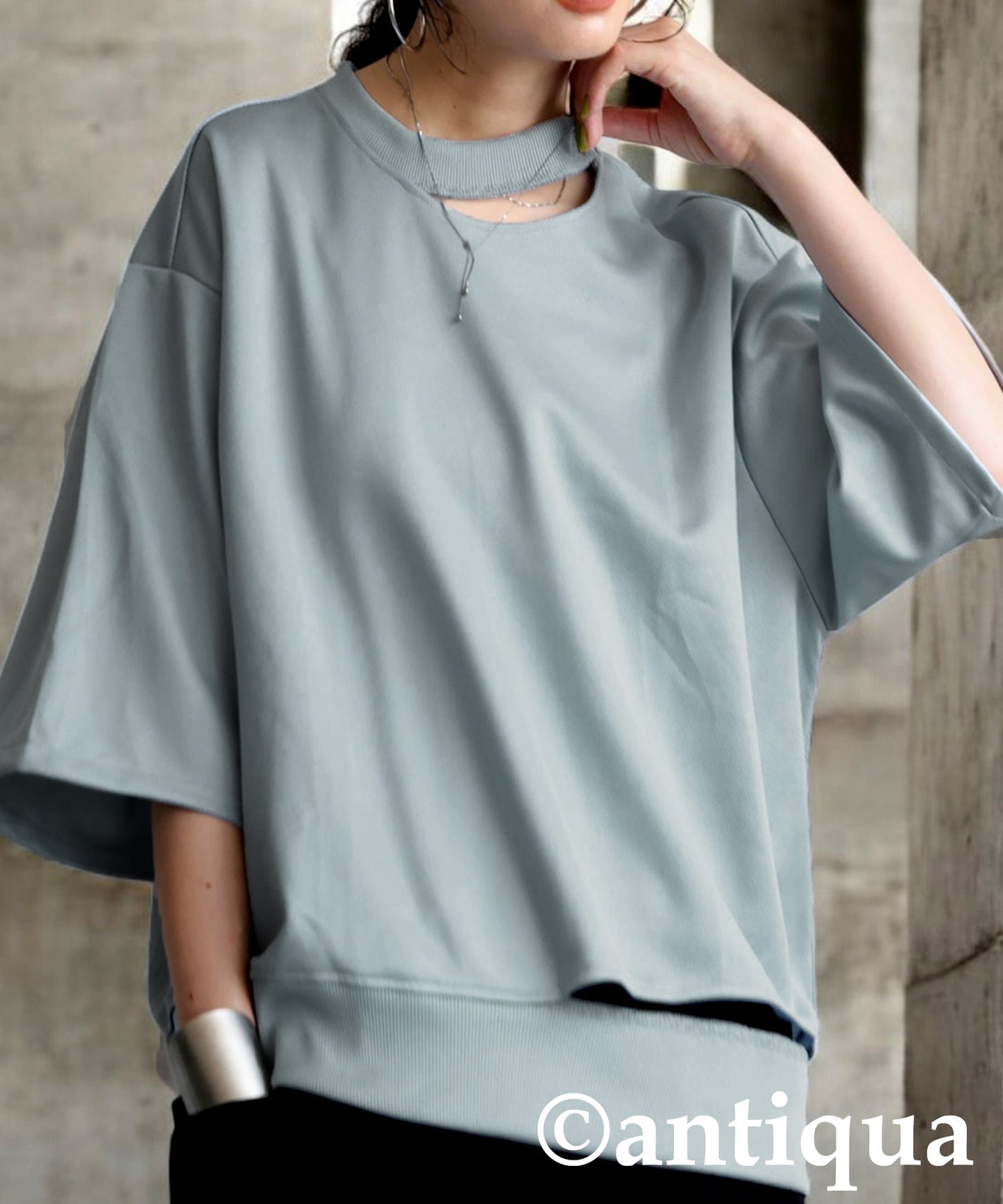 KYO Ladies Asymmetric Neck Top