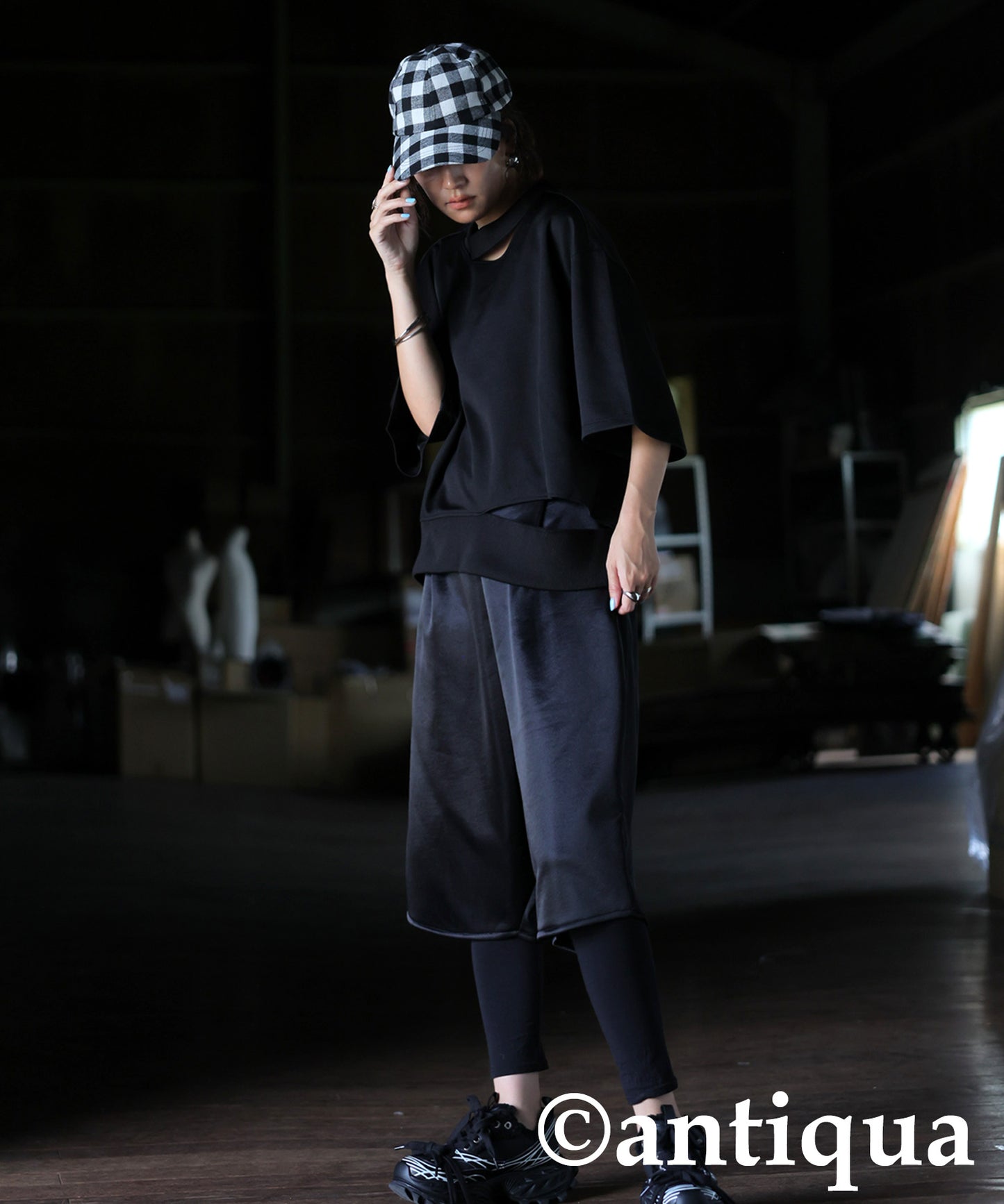 KYO Ladies Asymmetric Neck Top