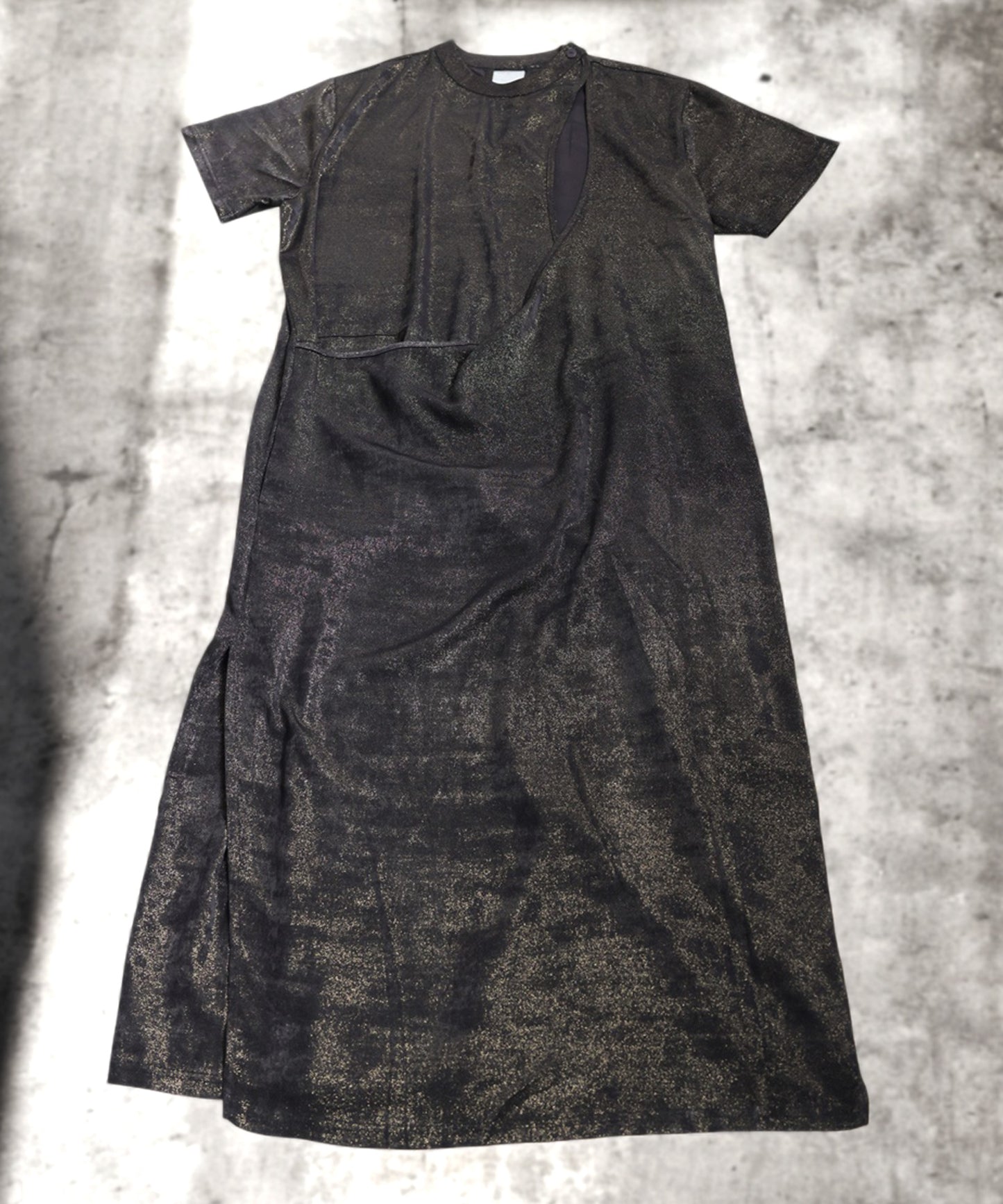 KYO Wrap-Style Long Dress Ladies