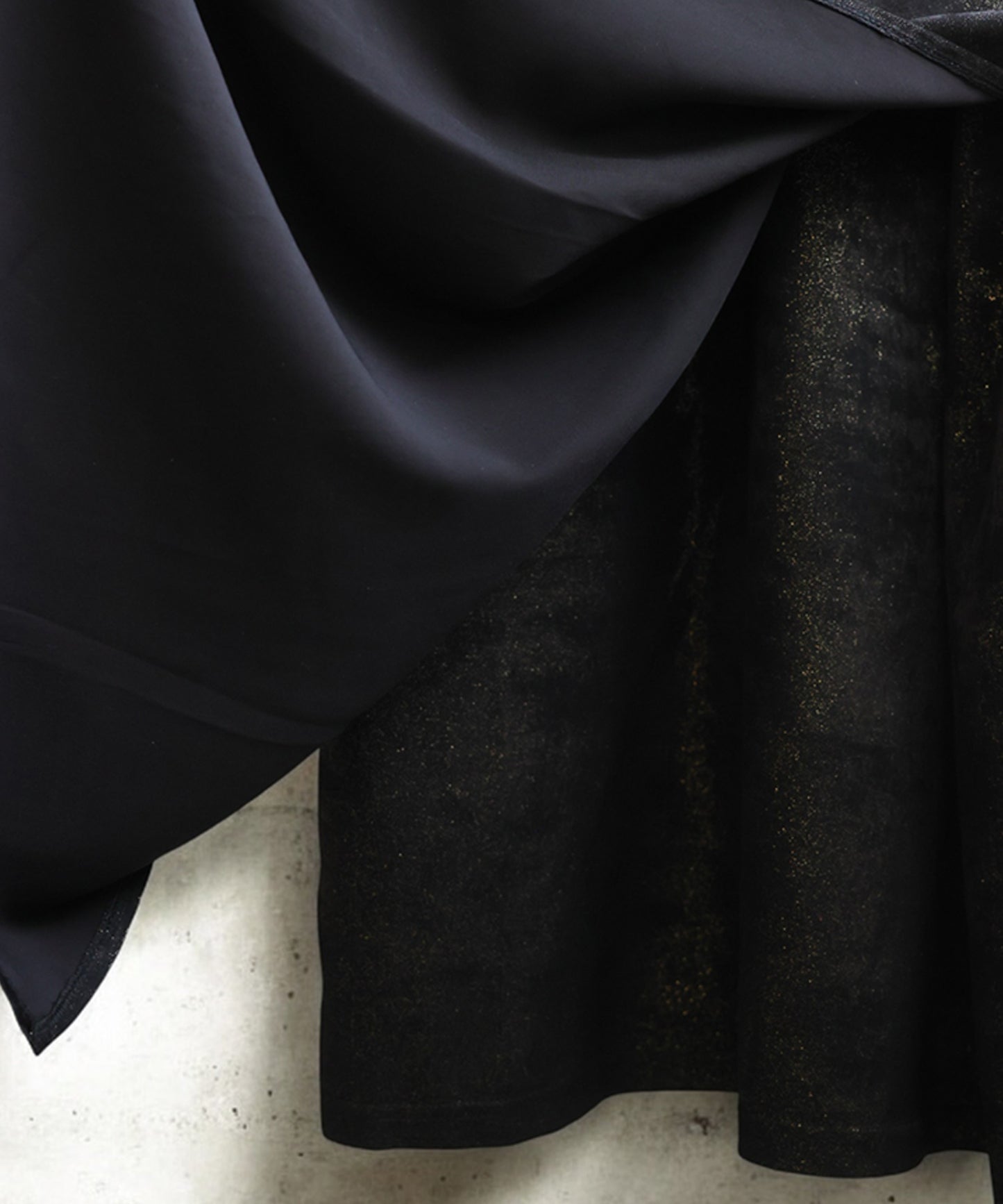 KYO Wrap-Style Long Dress Ladies