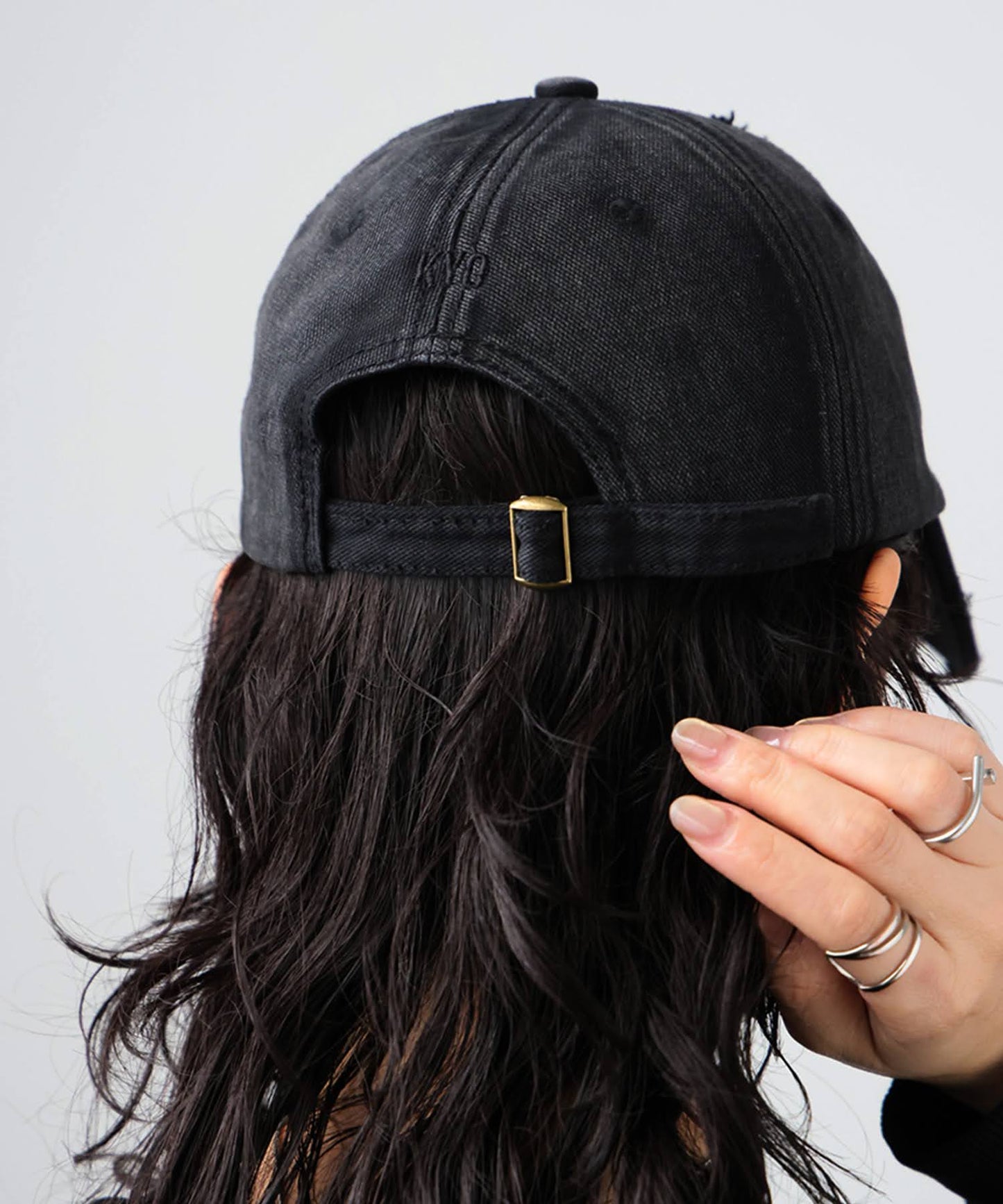 KYO 100% Cotton Distressed Cap Ladies