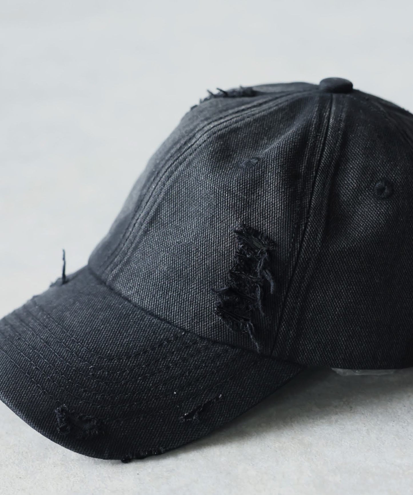 KYO 100% Cotton Distressed Cap Ladies