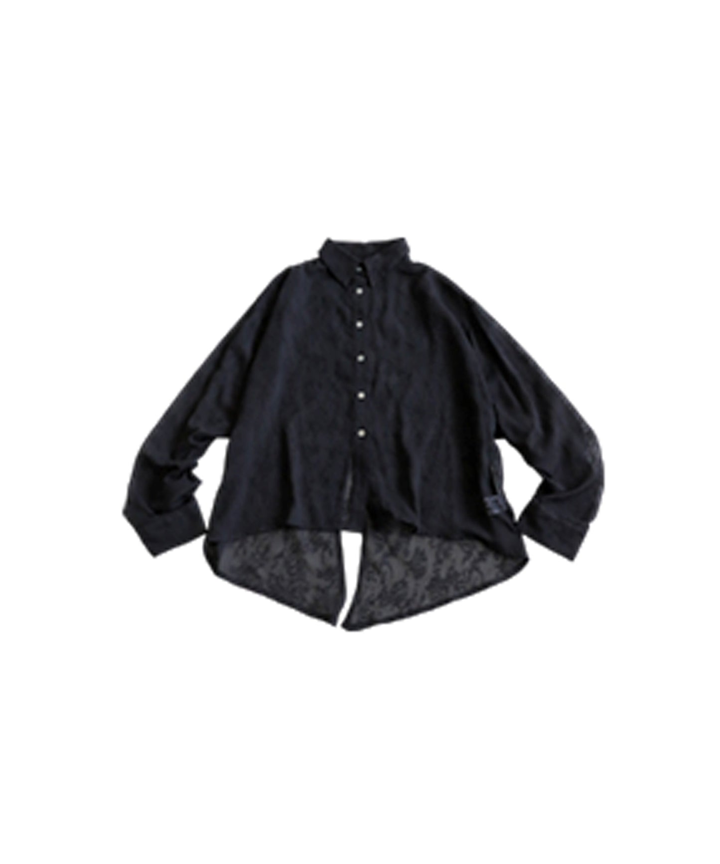KYO Back Slit Sheer Shirt Ladies