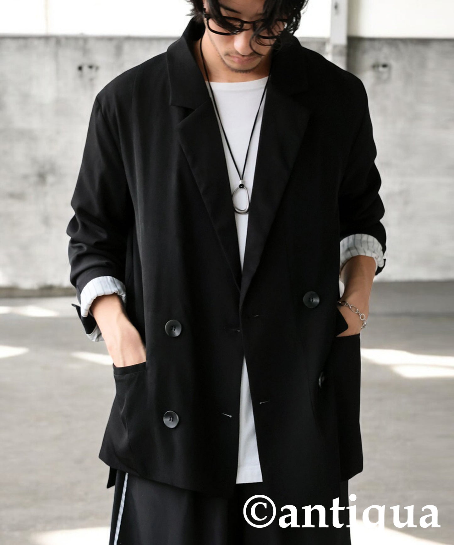 Asymmetric Double Jacket Men’s