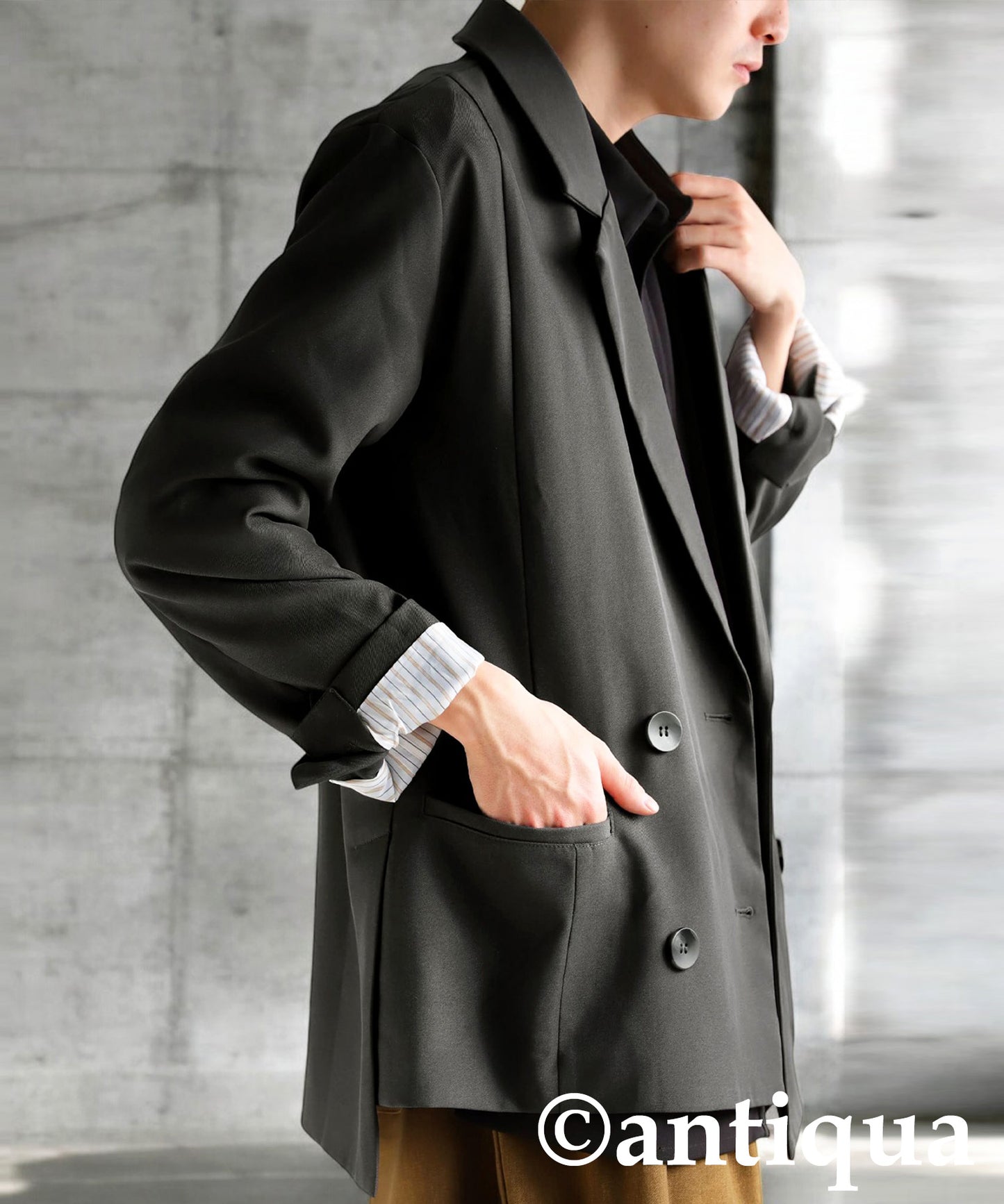 Asymmetric Double Jacket Men’s