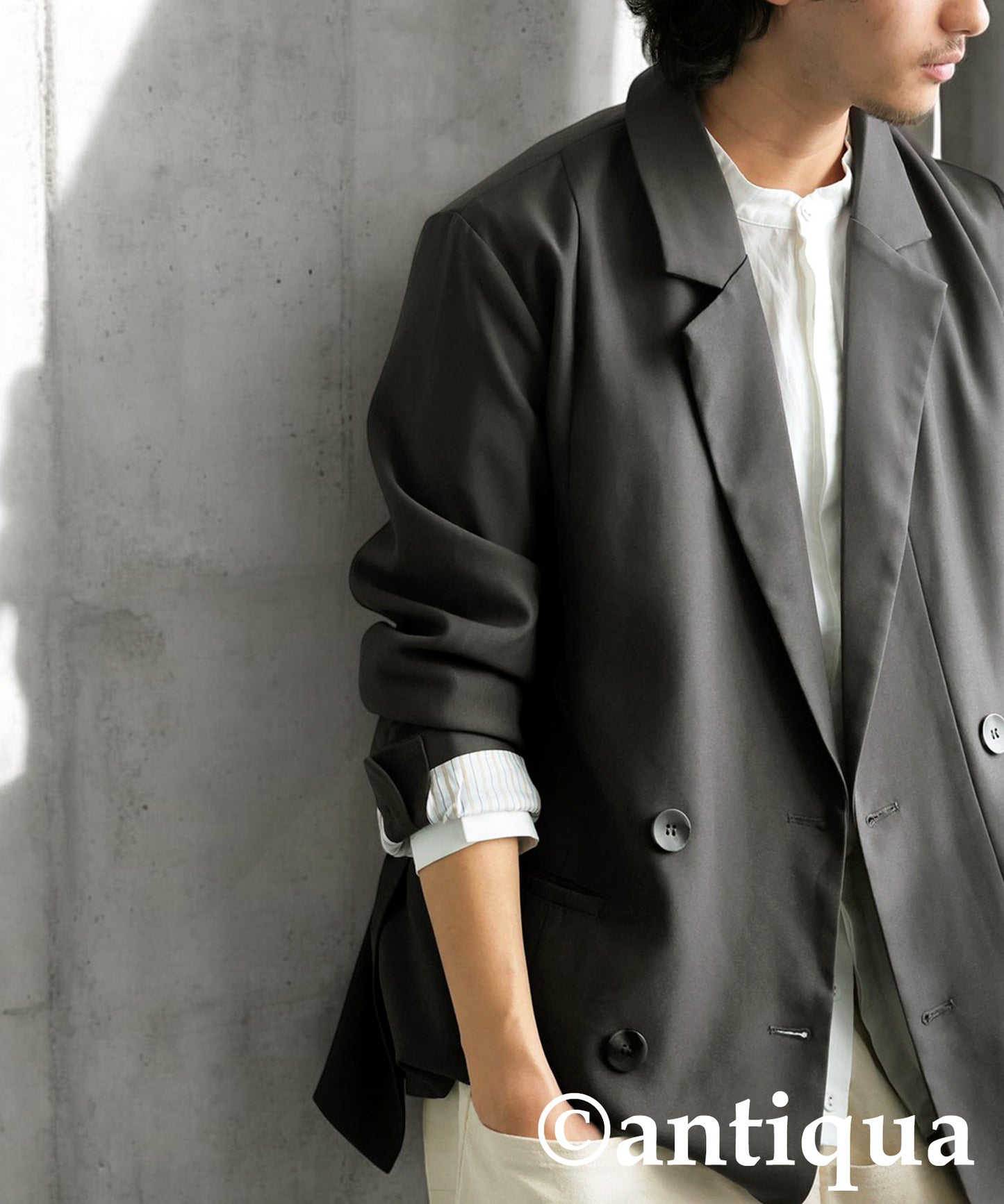 Asymmetric Double Jacket Men’s