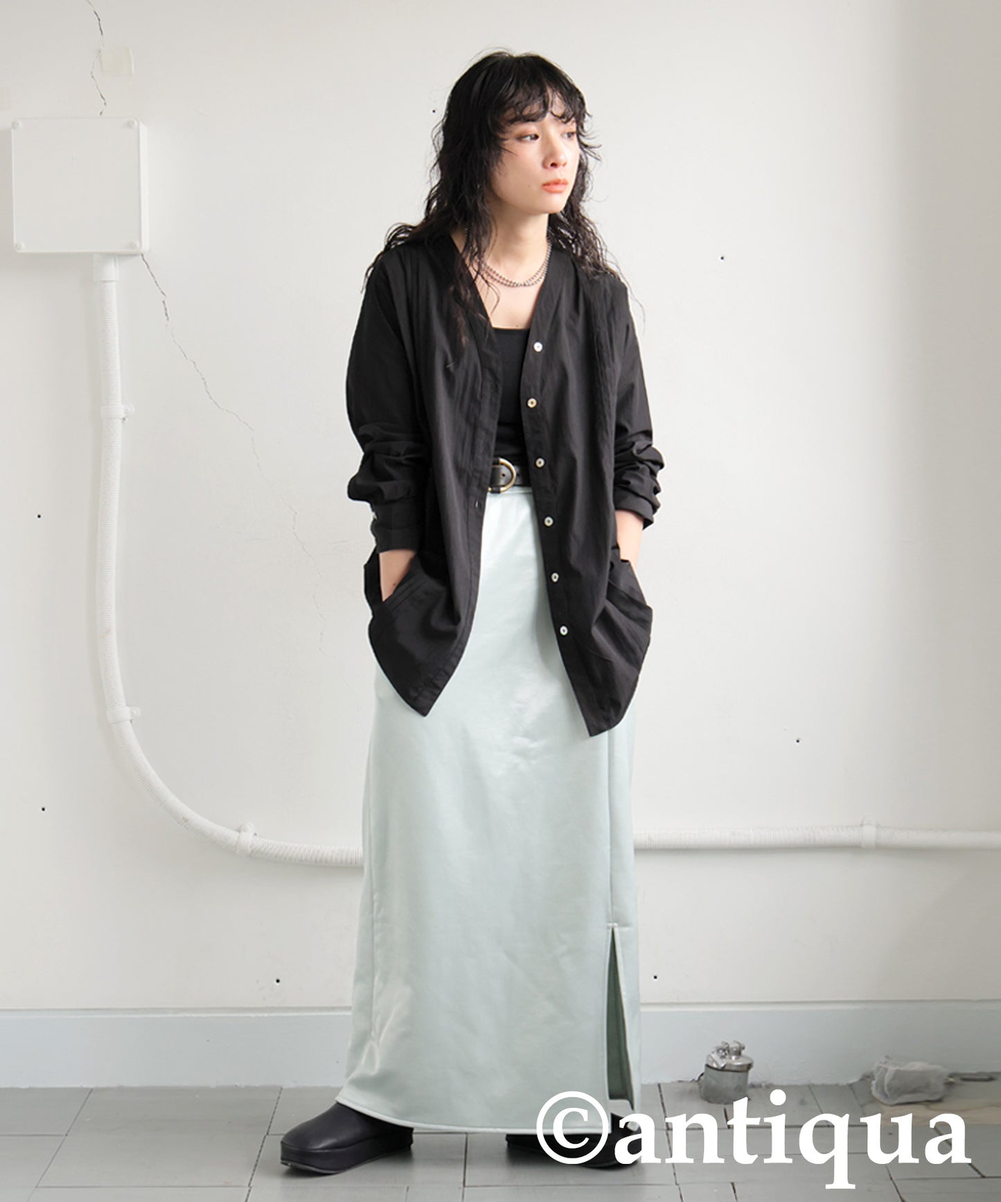 KYO Ladies V-Neck Tuck Shirt