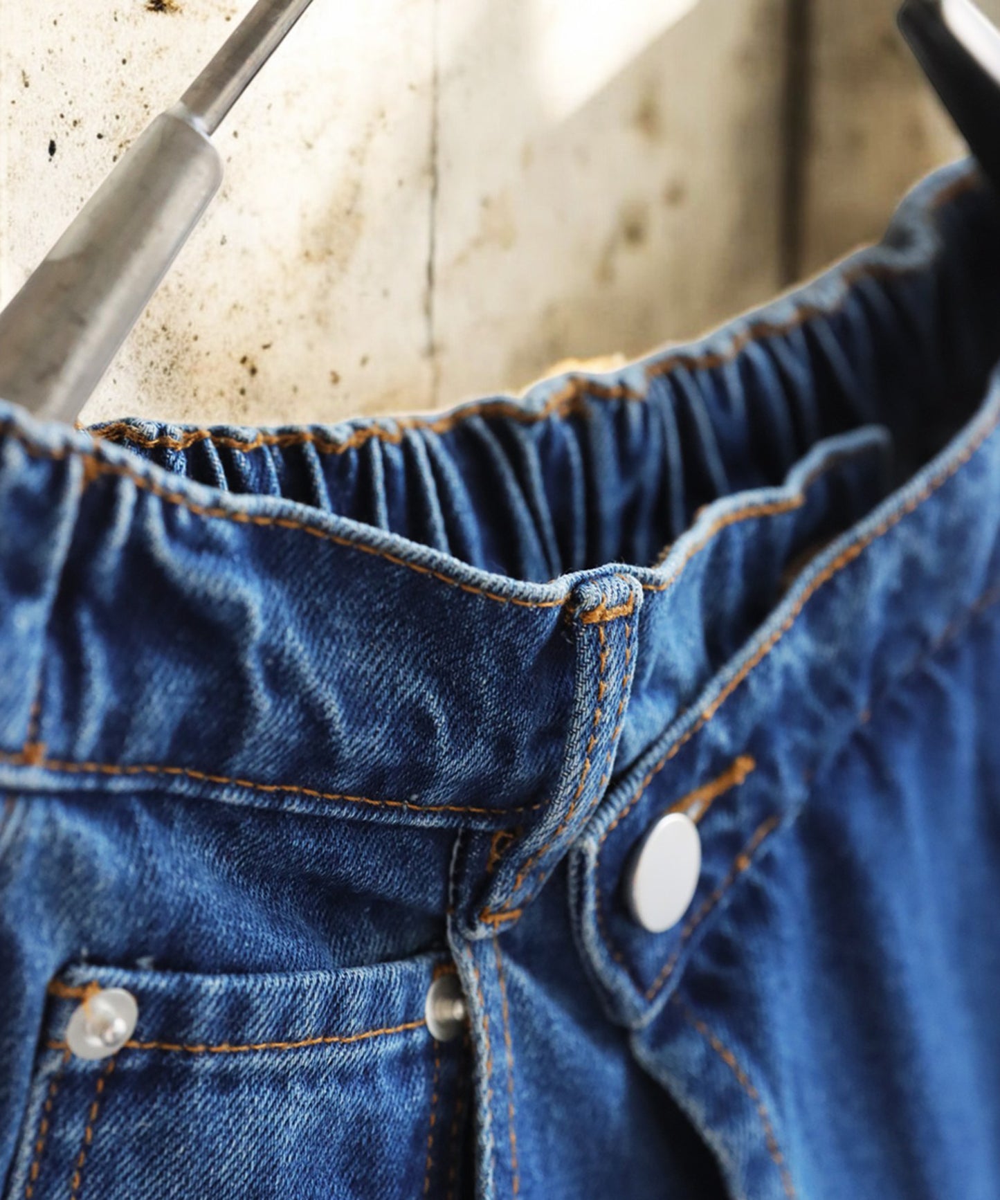 KYO Wrap-Style Curved Denim Ladies