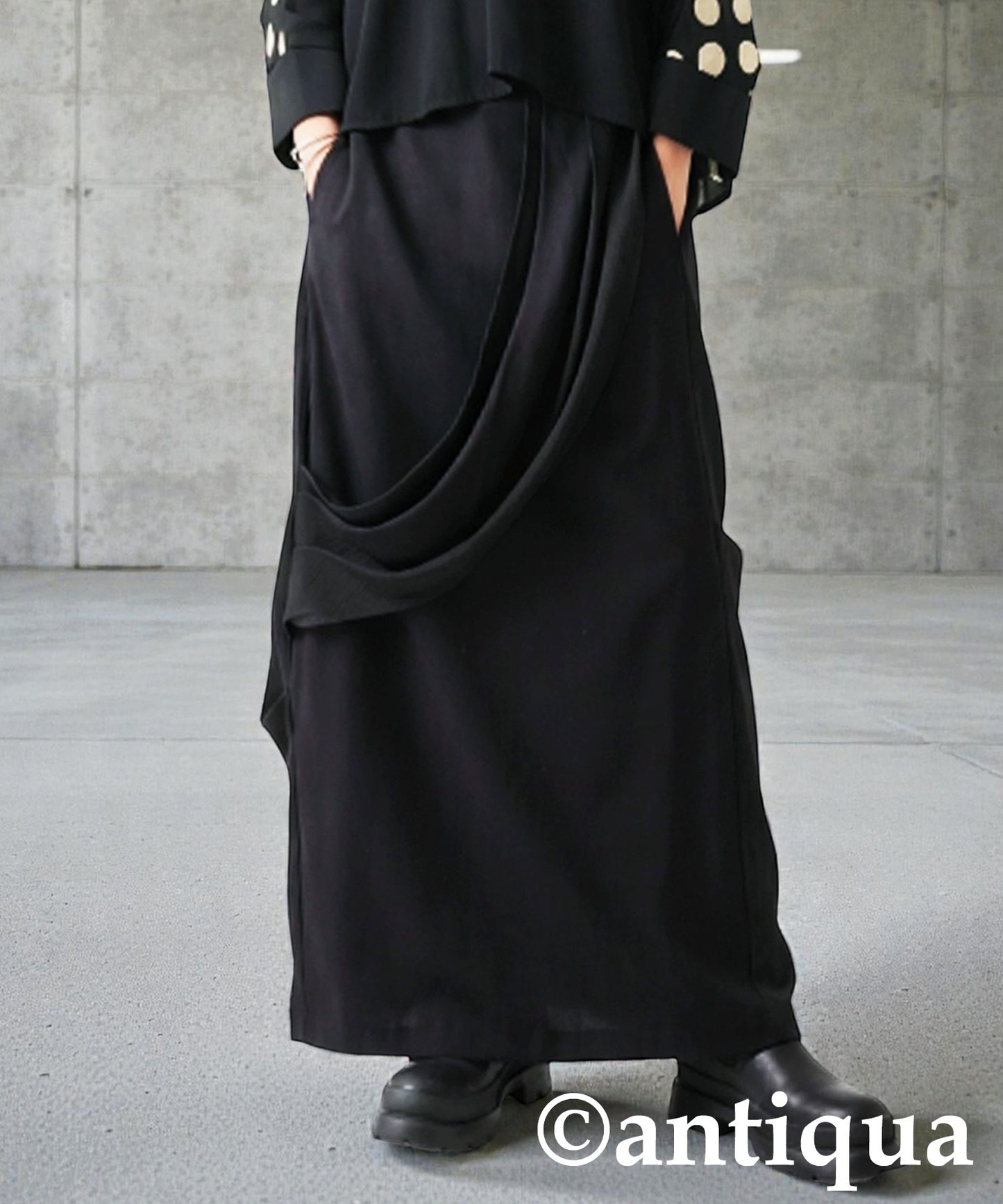 KYO Draped Long Skirt Ladies