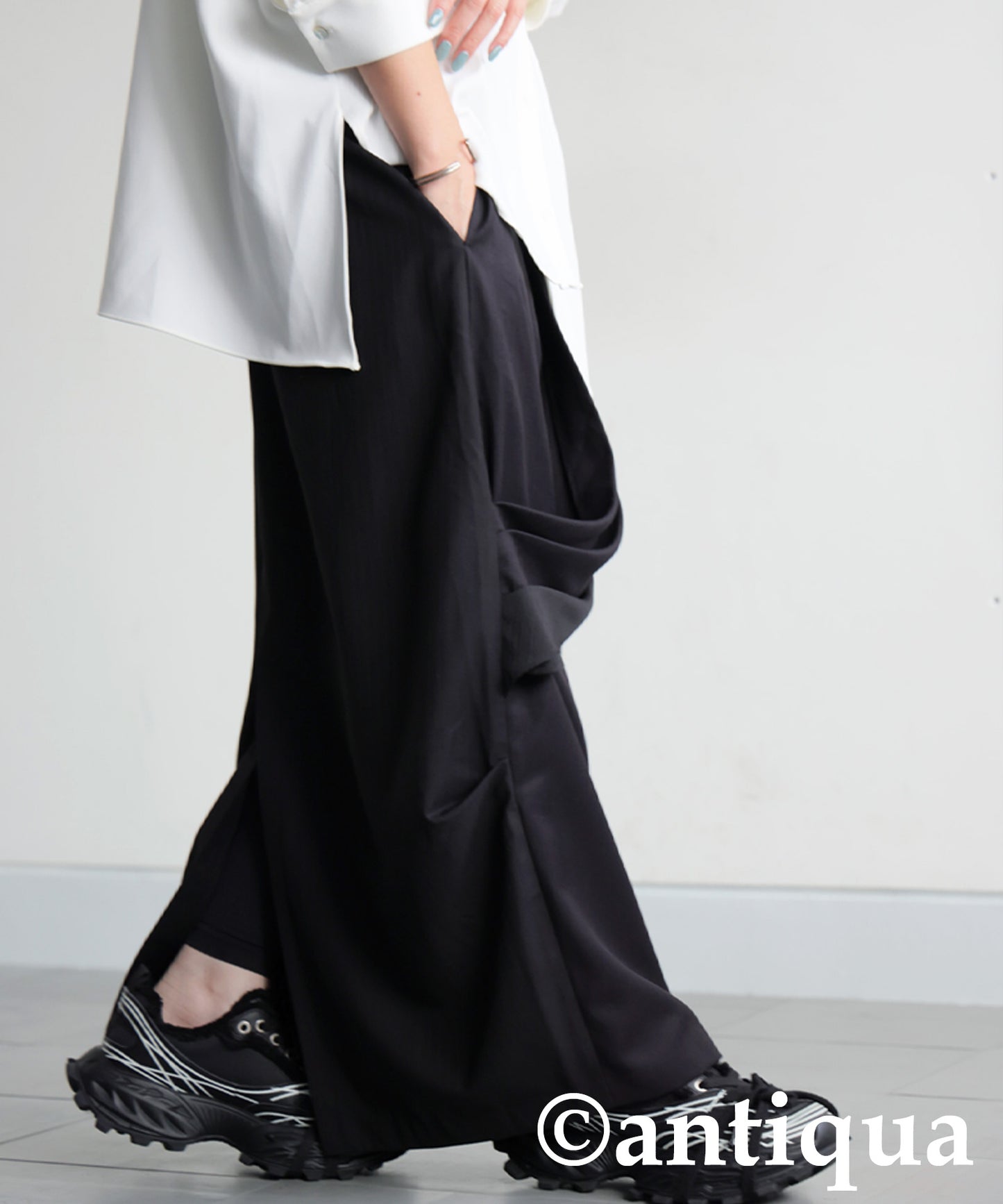 KYO Draped Long Skirt Ladies