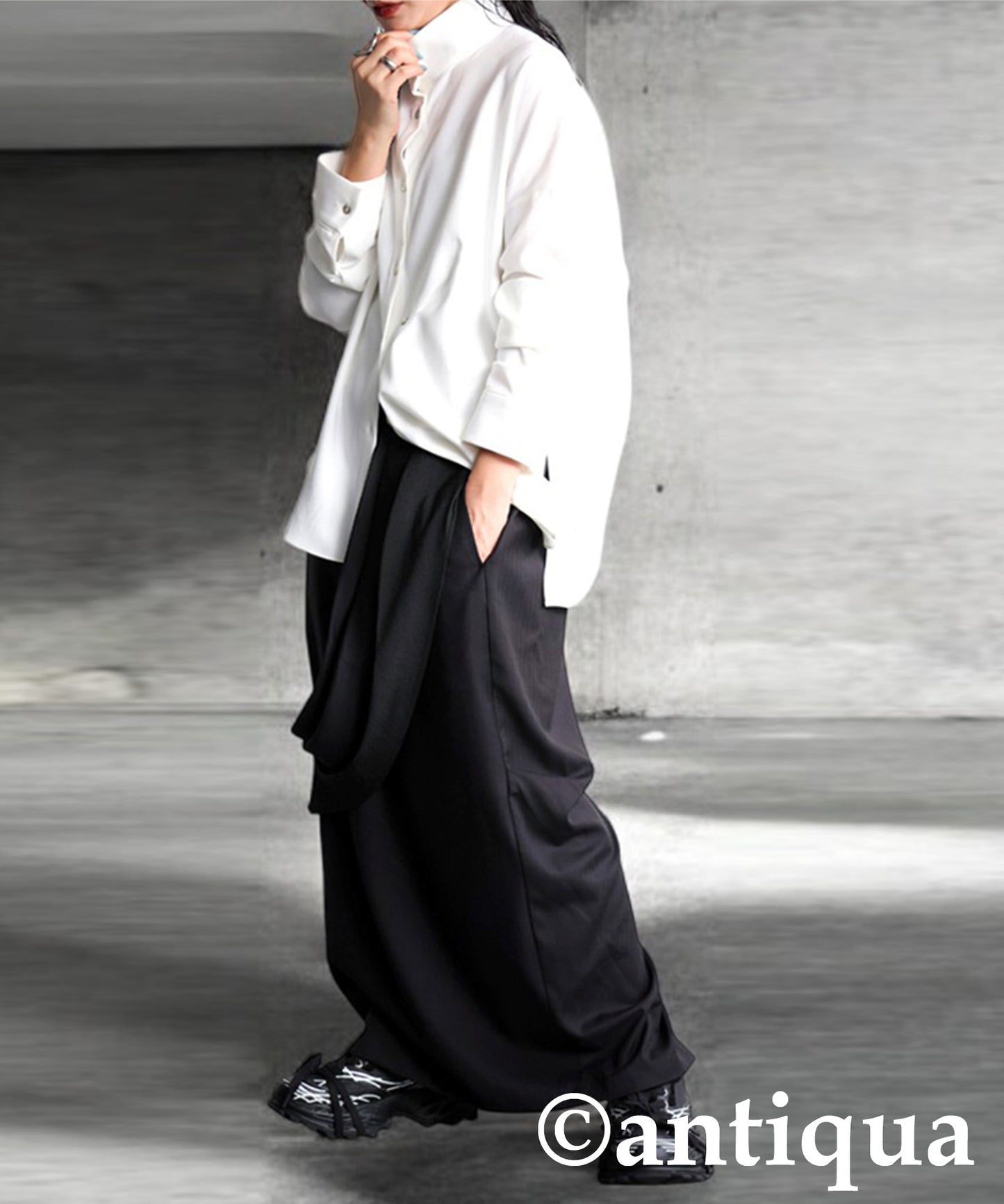 KYO Draped Long Skirt Ladies