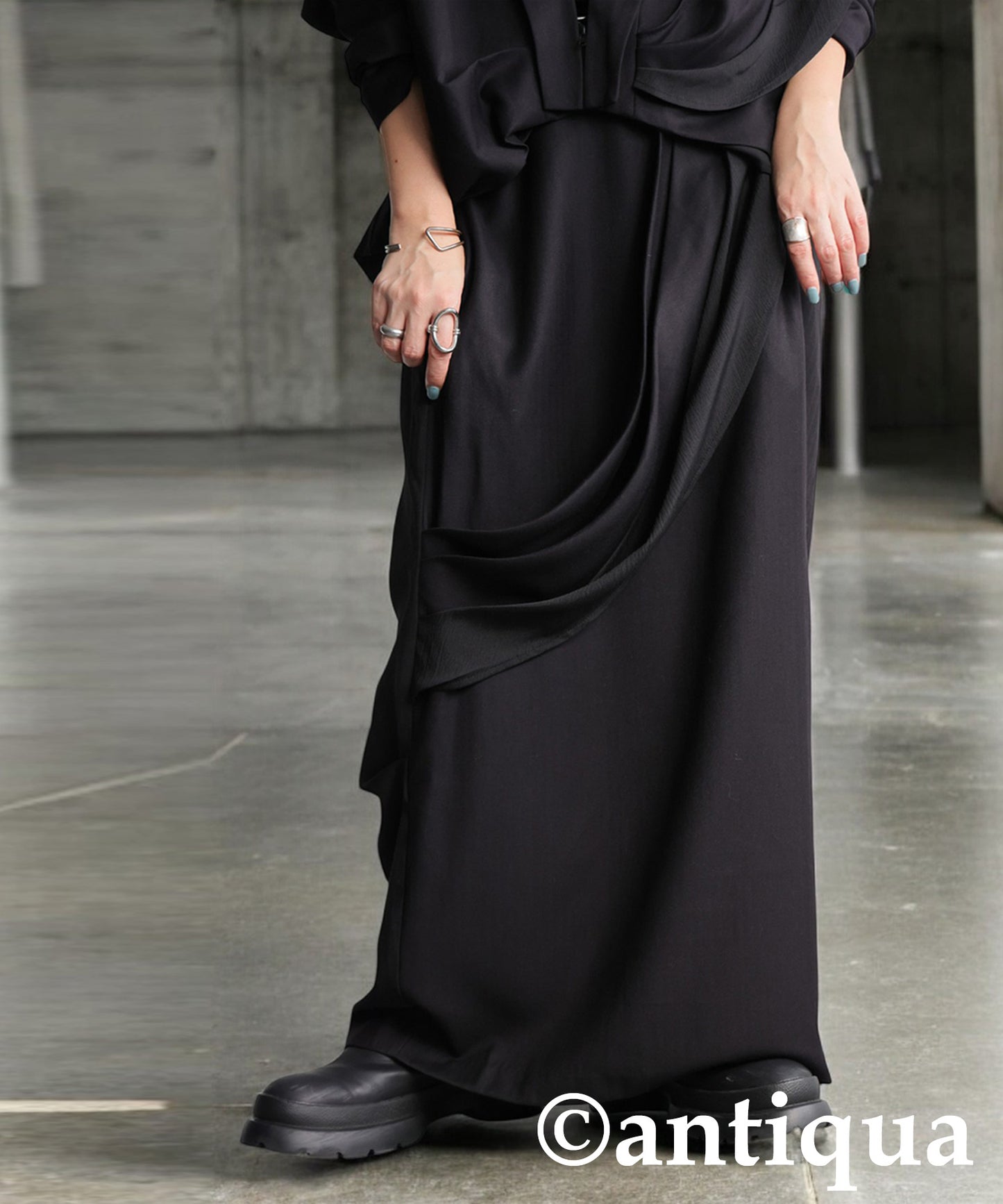 KYO Draped Long Skirt Ladies