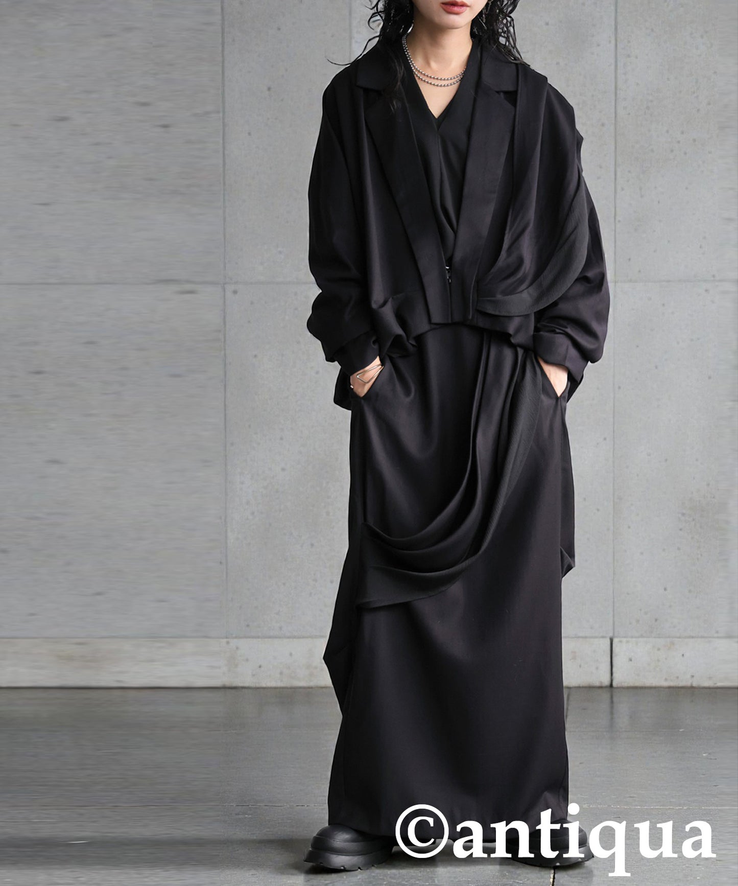 KYO Draped Long Skirt Ladies