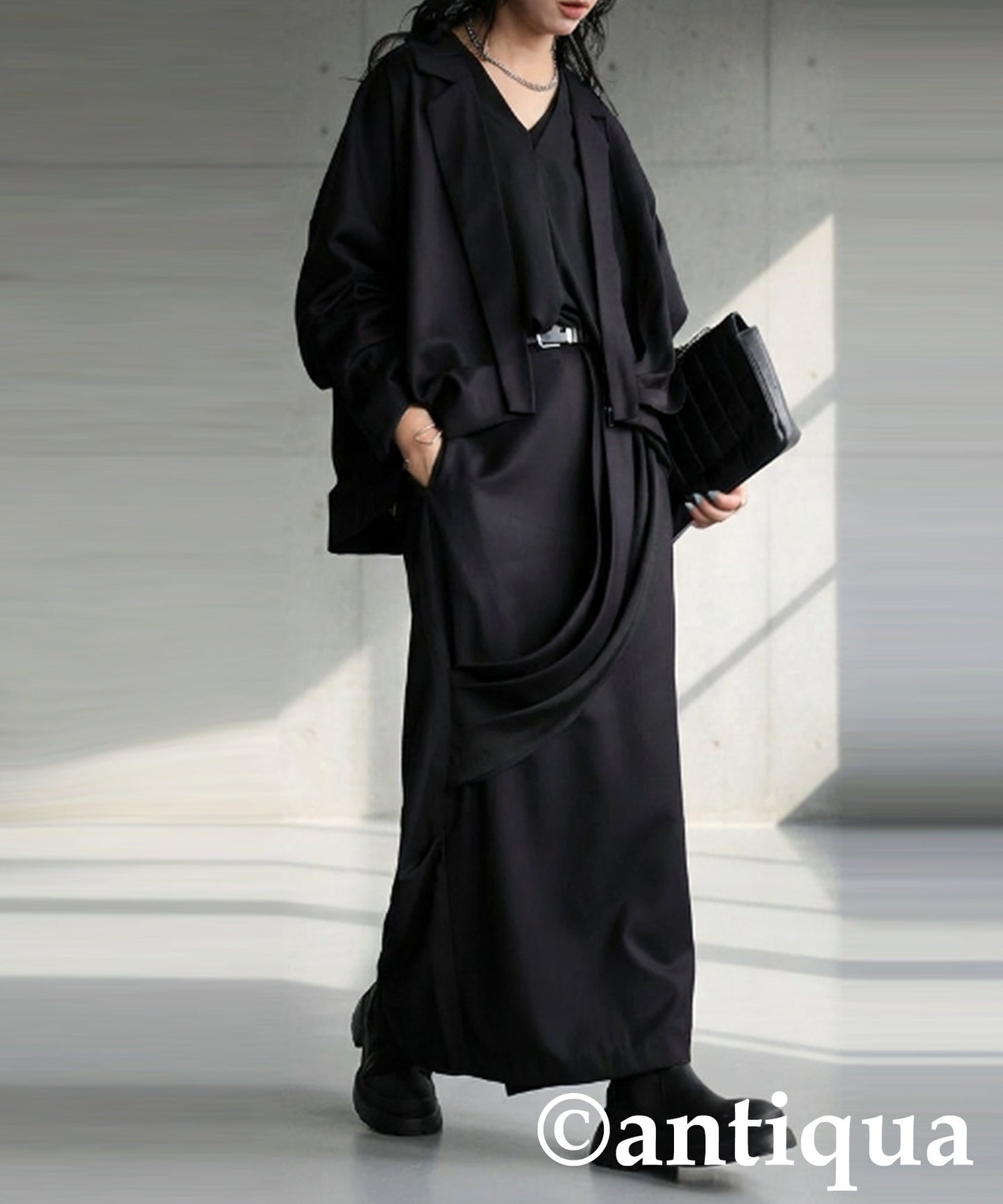 KYO Draped Long Skirt Ladies