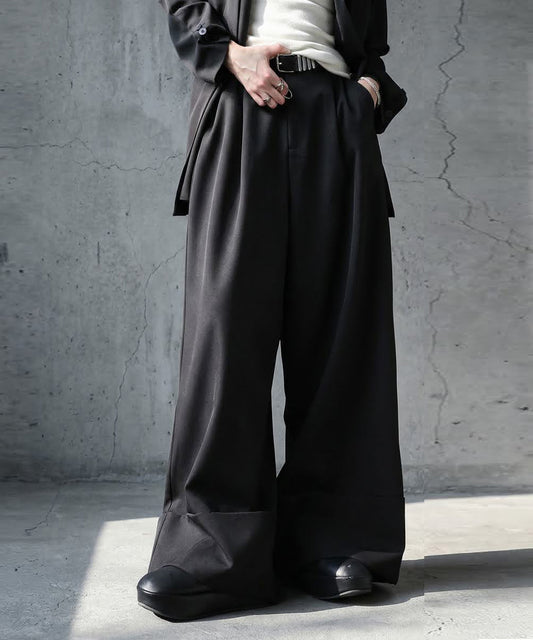 KYO Wide-Leg Pleated Pants Ladies