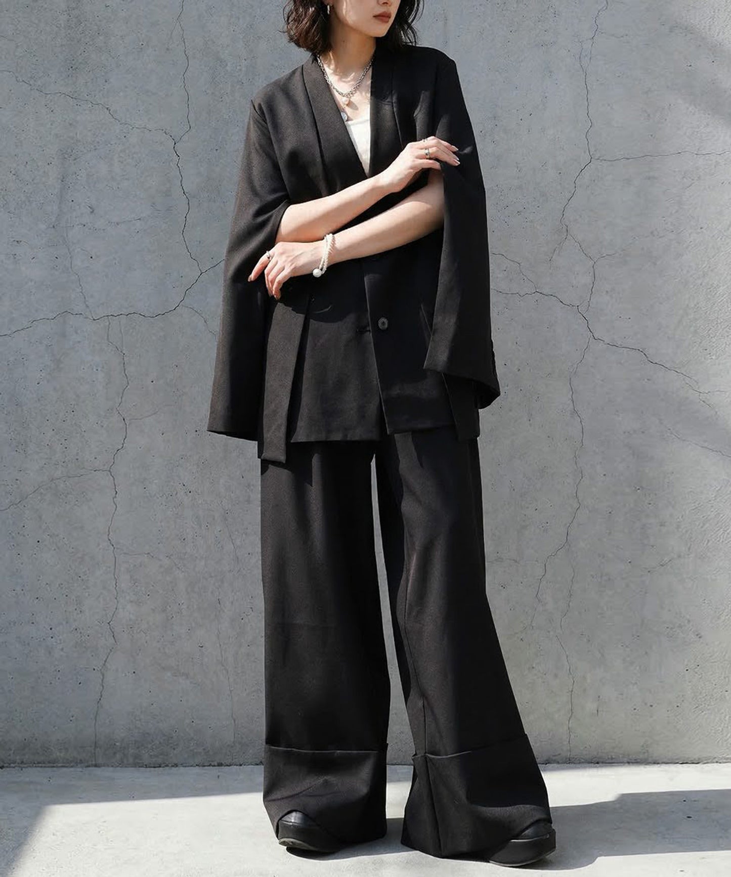 KYO Collarless Jacket Ladies