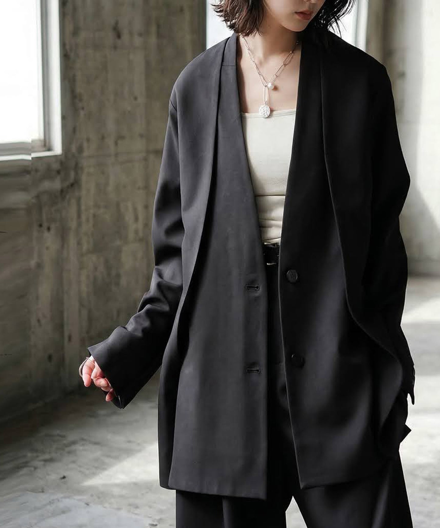 KYO Collarless Jacket Ladies