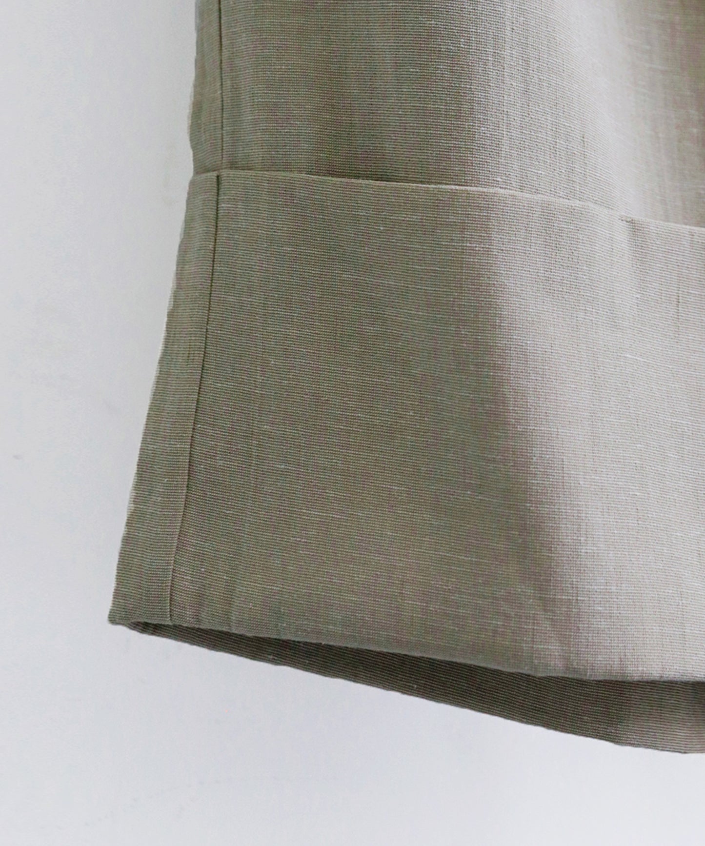 KYO Linen-Look Wide Straight Pants Ladies