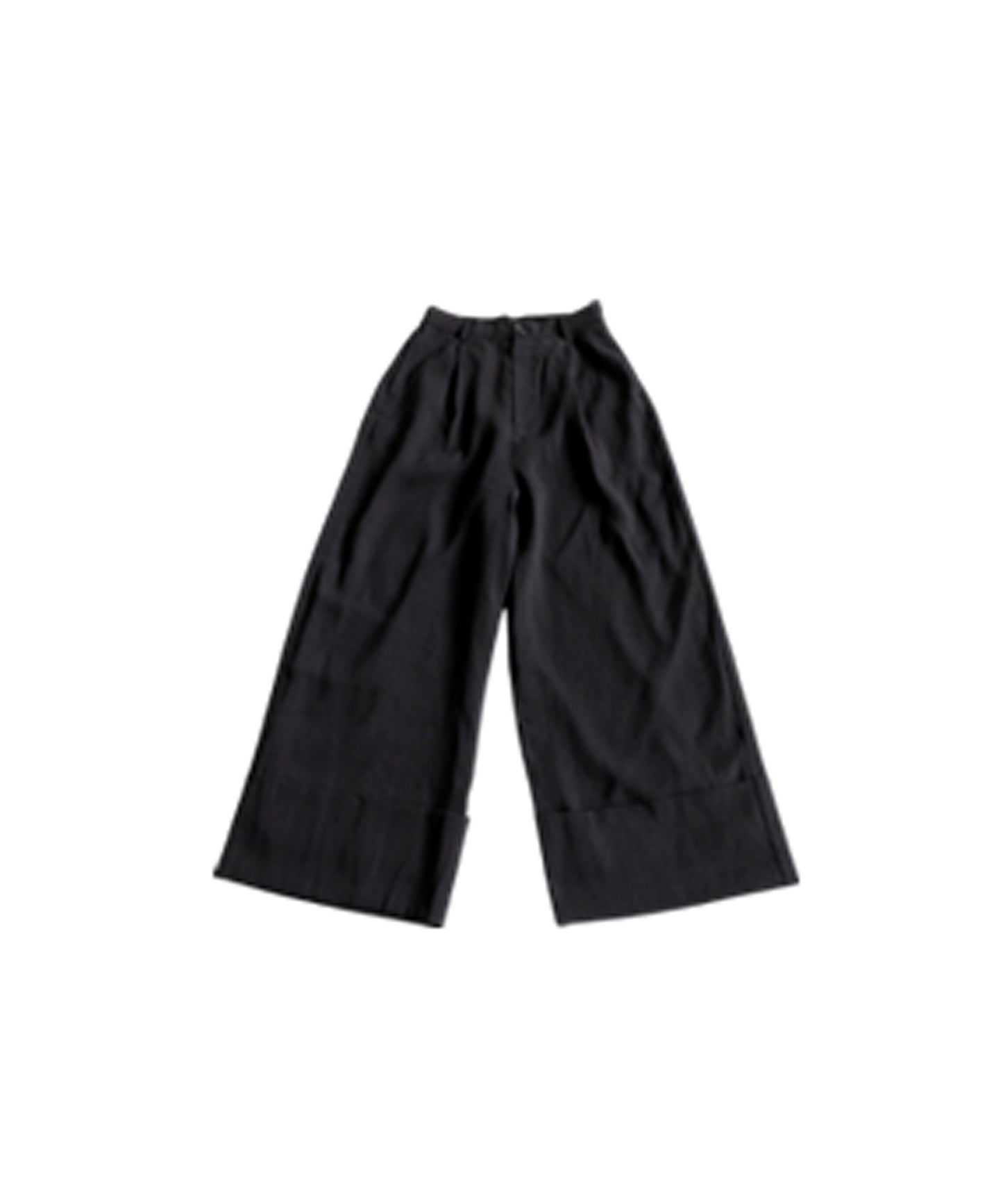 KYO Linen-Look Wide Straight Pants Ladies