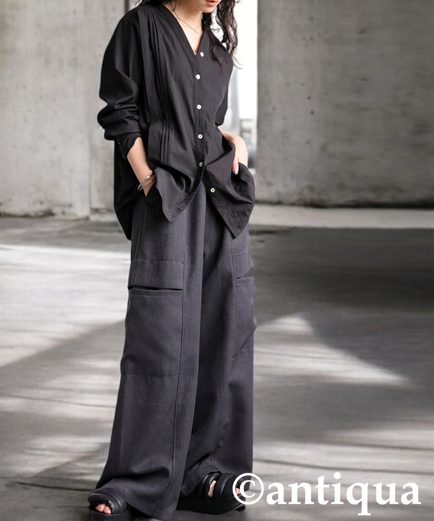 KYO Ladies Linen-Touch Modified Cargo Pants