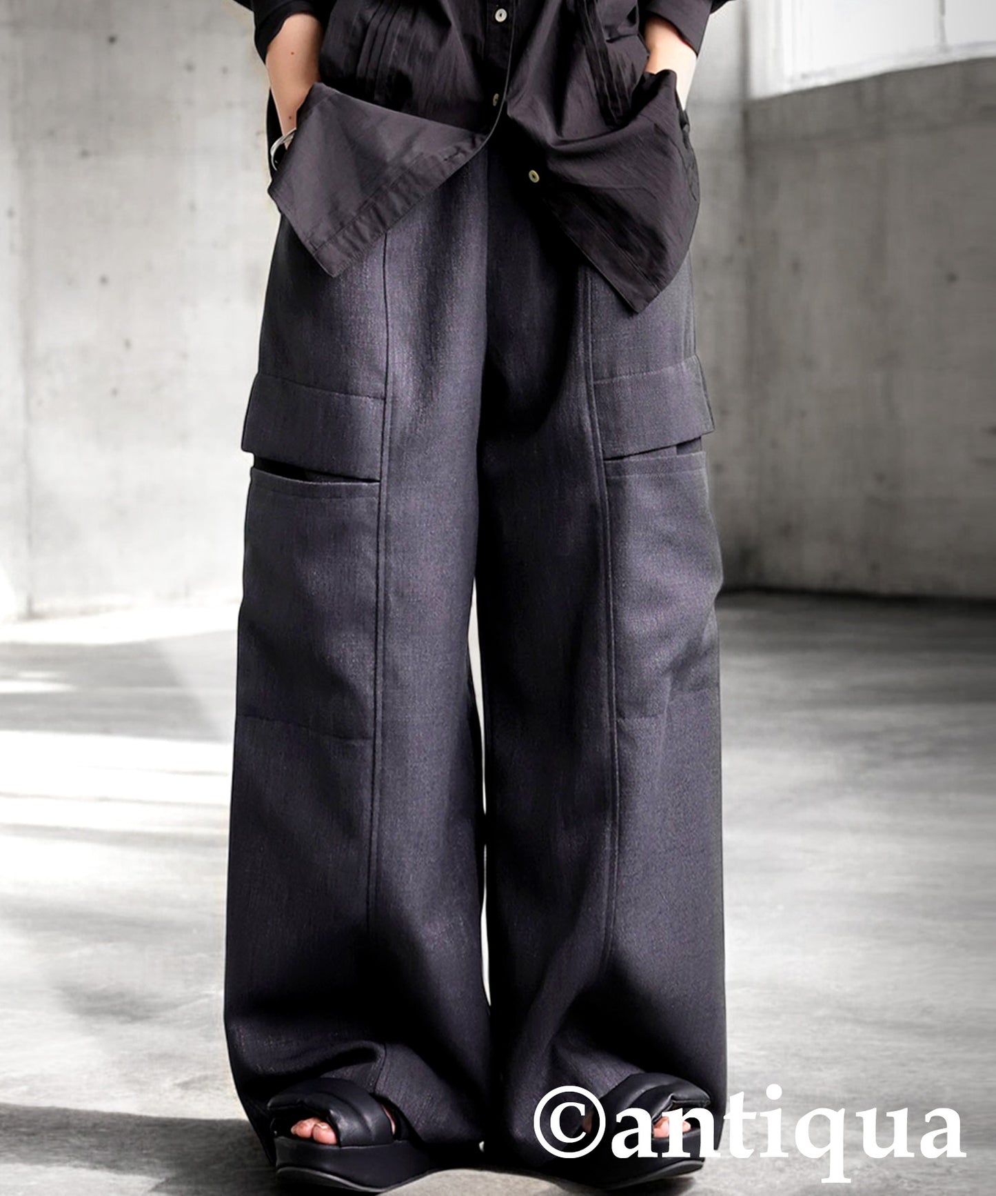 KYO Ladies Linen-Touch Modified Cargo Pants