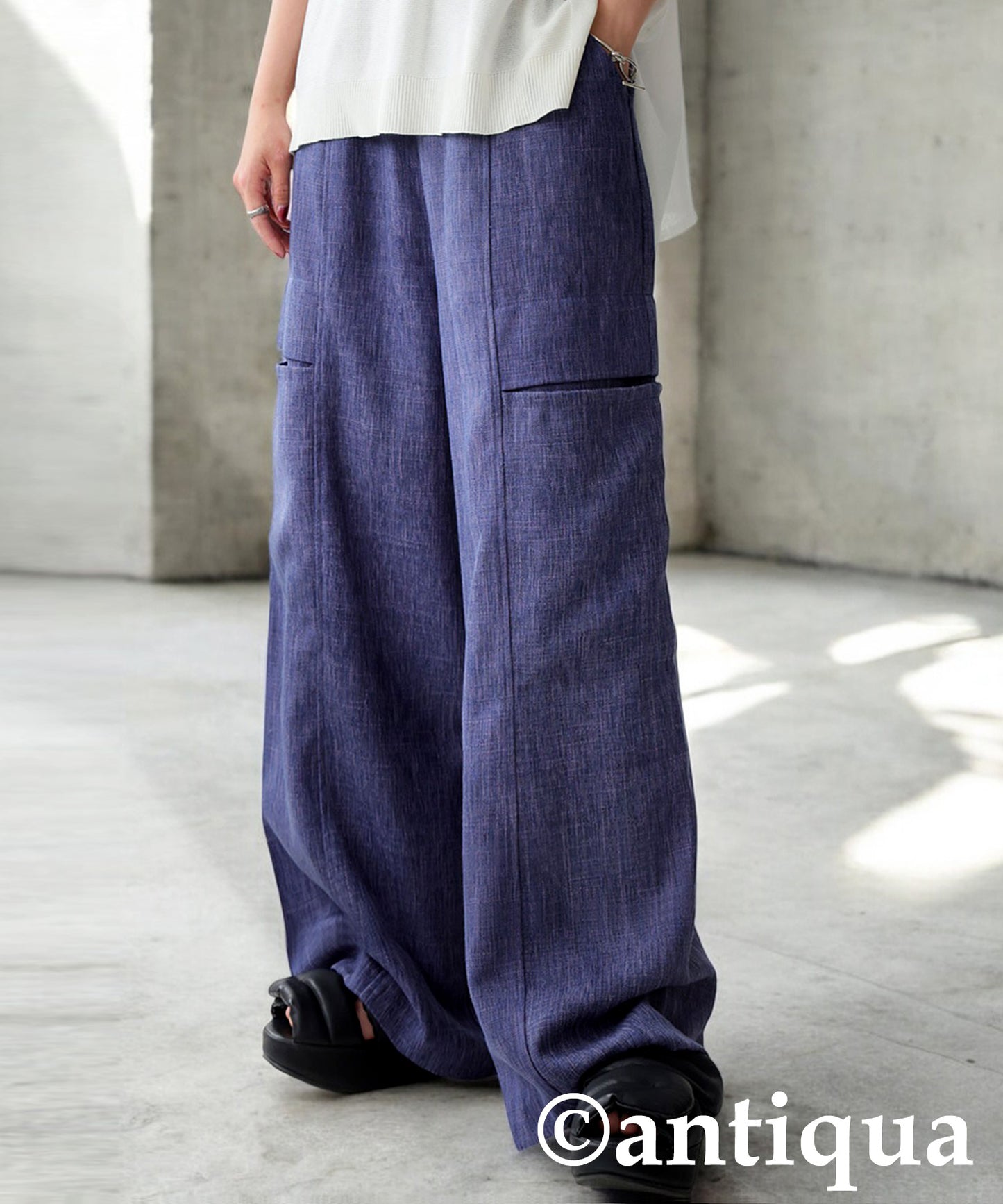 KYO Ladies Linen-Touch Modified Cargo Pants