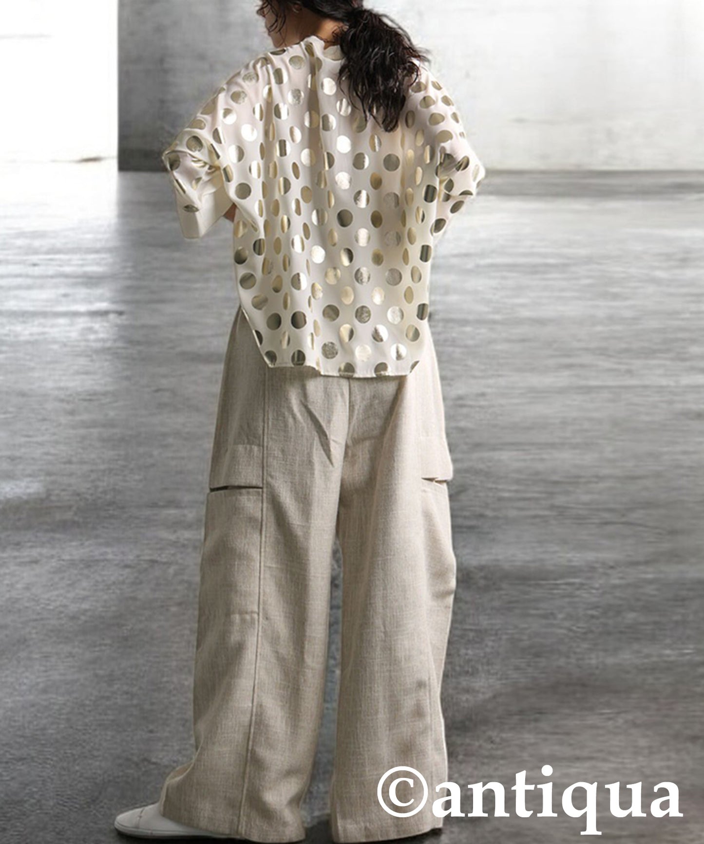 KYO Ladies Linen-Touch Modified Cargo Pants