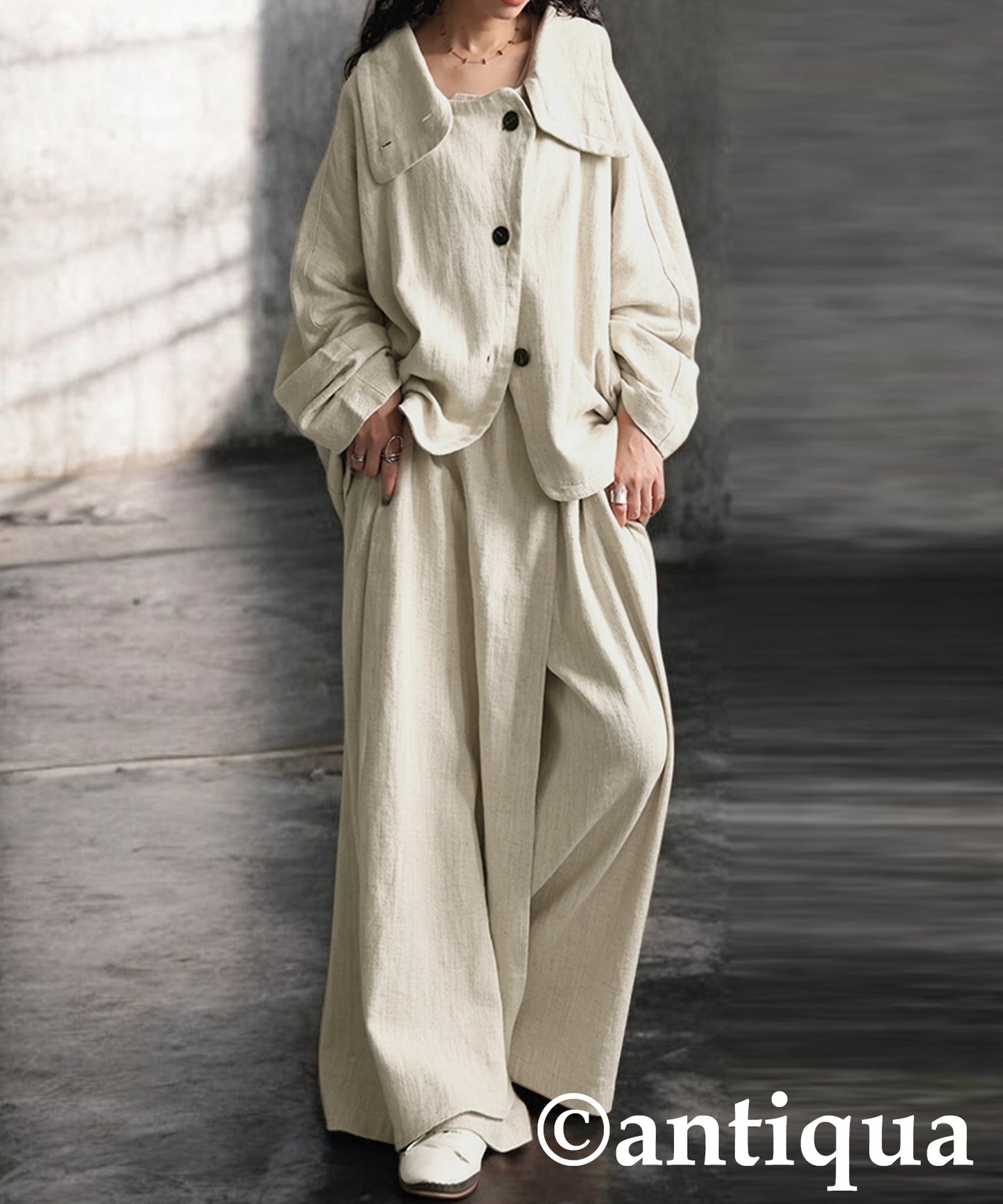 KYO Ladies Linen Cocoon Jacket