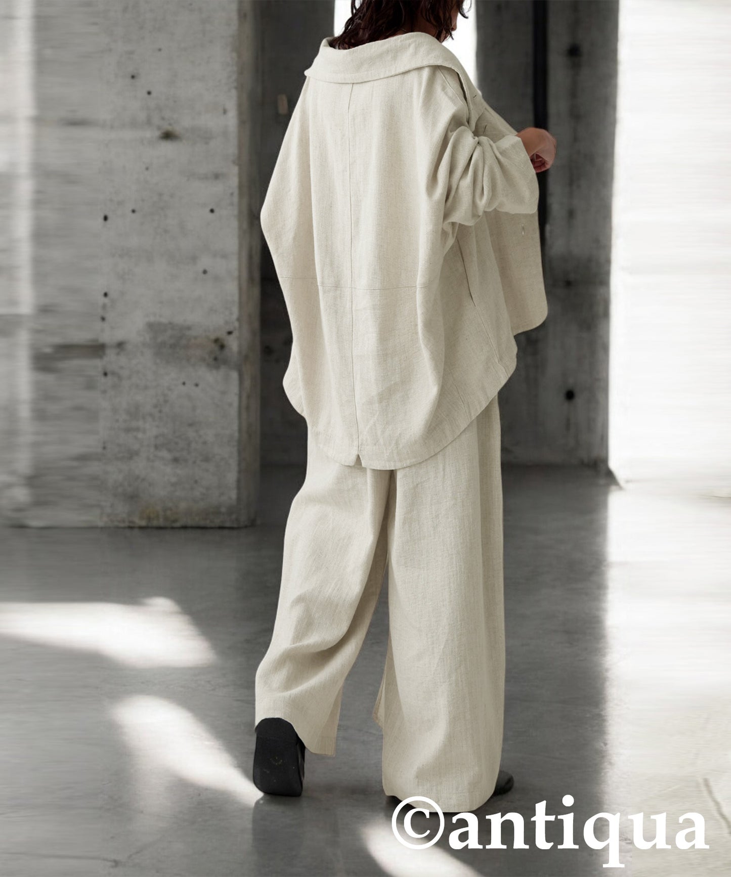 KYO Ladies Linen Cocoon Jacket