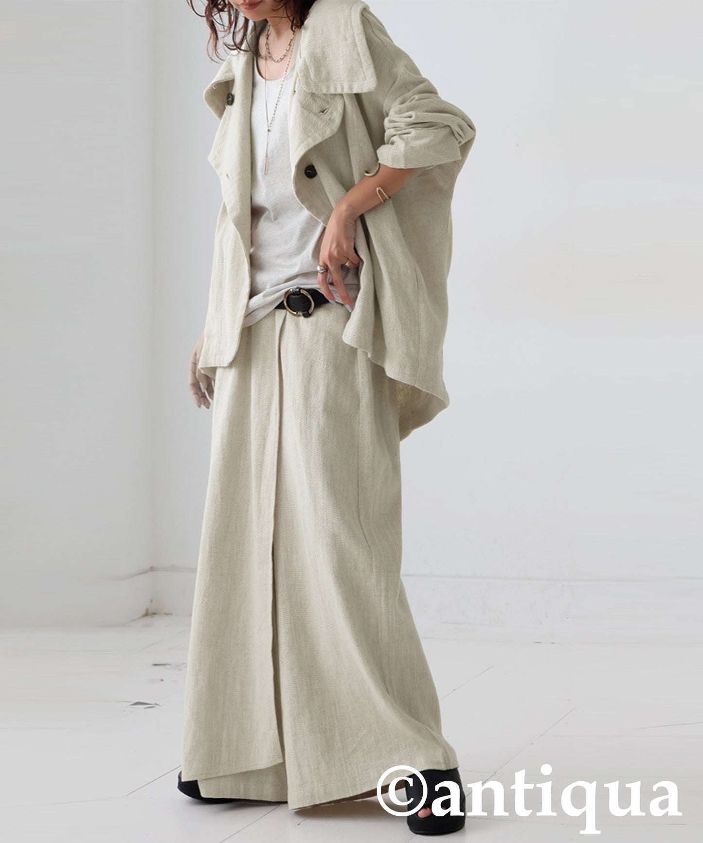 KYO Ladies Linen Cocoon Jacket