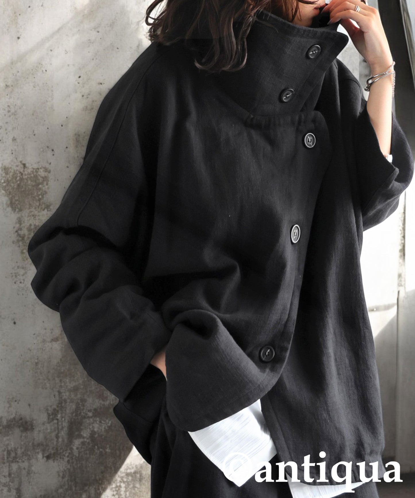 KYO Ladies Linen Cocoon Jacket