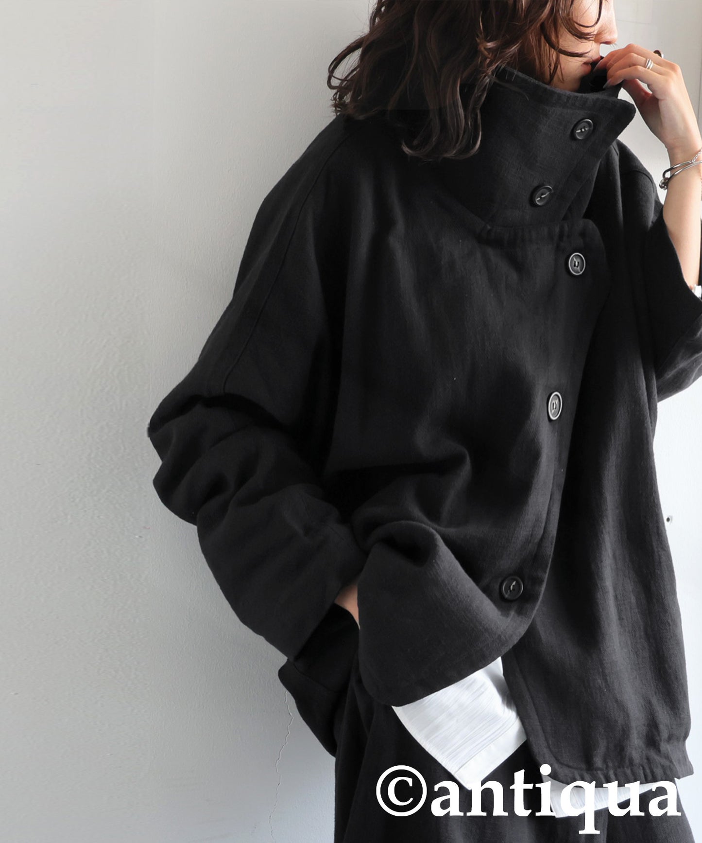 KYO Ladies Linen Cocoon Jacket