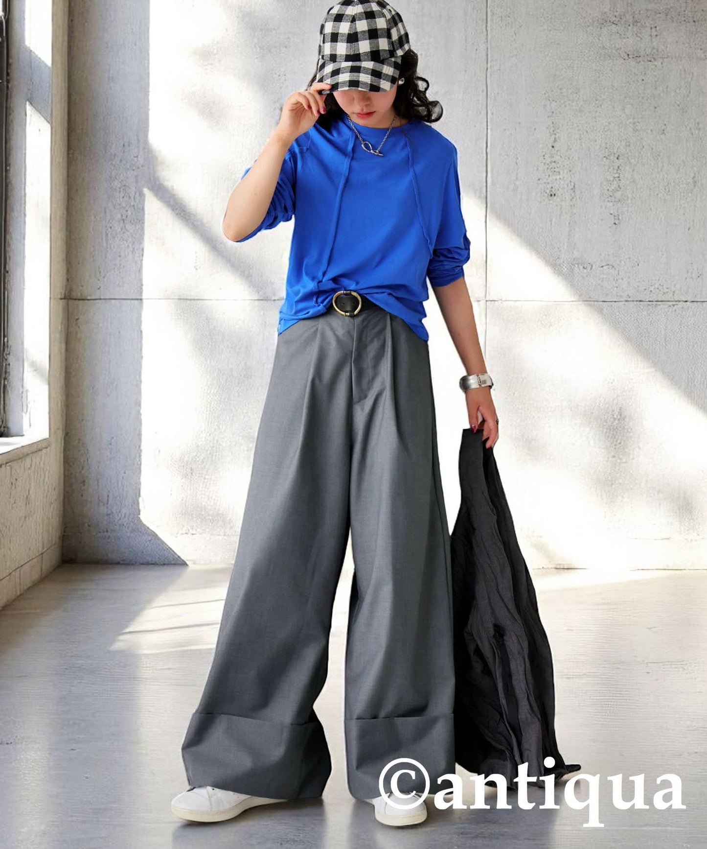 KYO Ladies Wide Tuck Design Pants