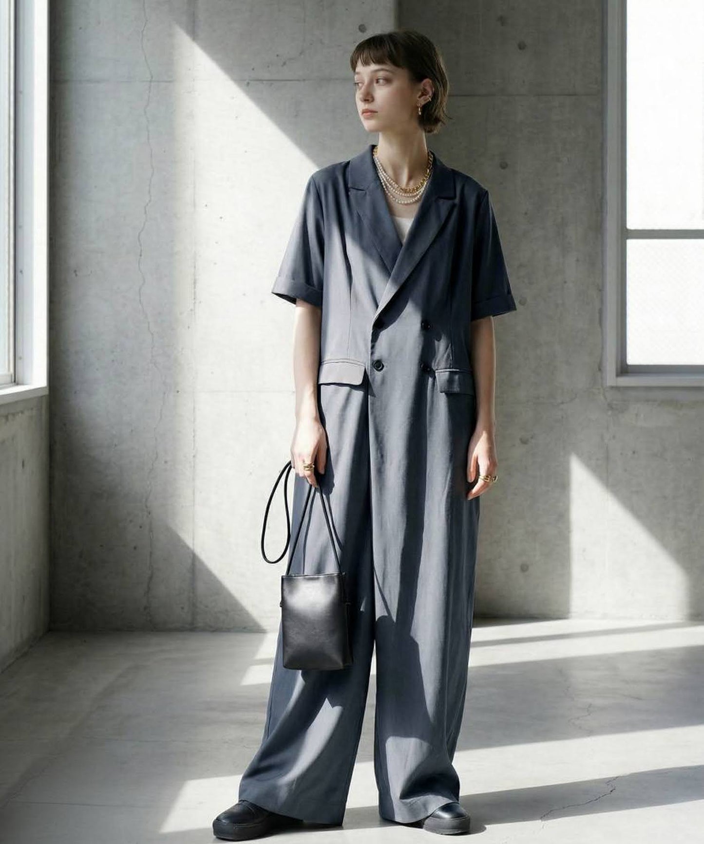 Double-Breasted All-In-One Ladies