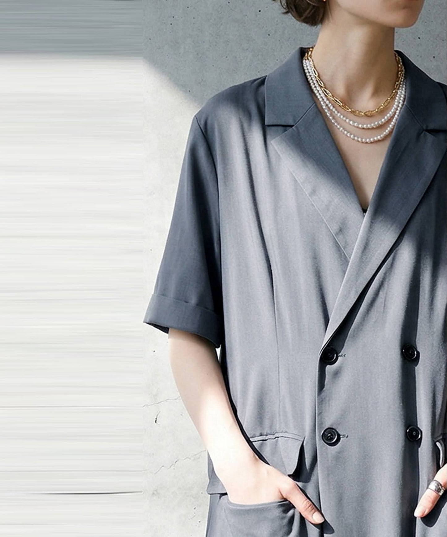 Double-Breasted All-In-One Ladies