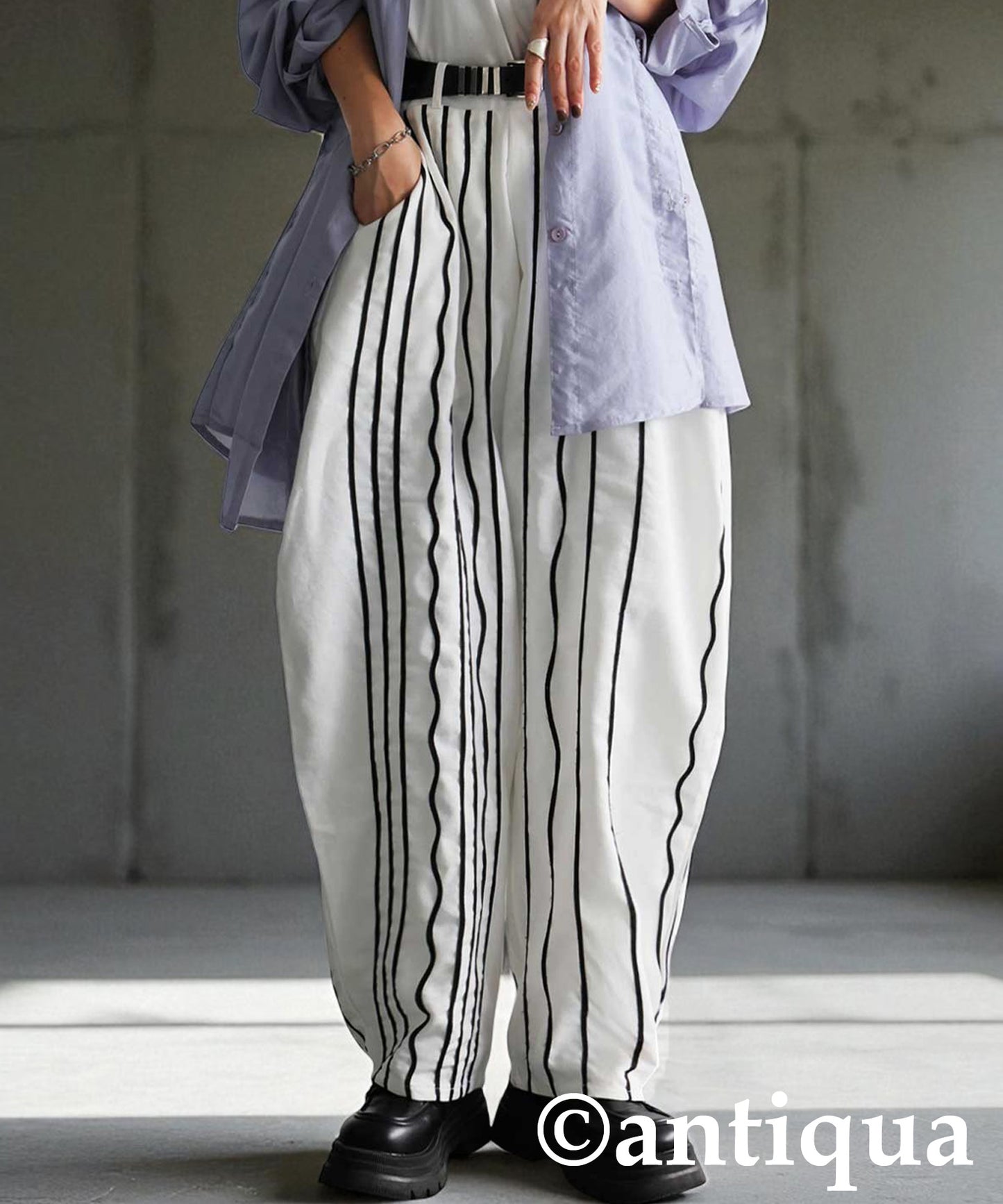 KYO Cord Embroidered Balloon Pants Ladies