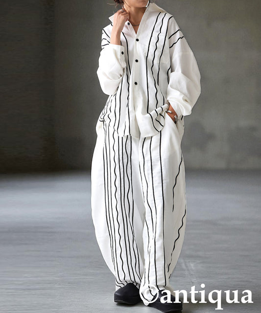 KYO Cord Embroidered Balloon Pants Ladies