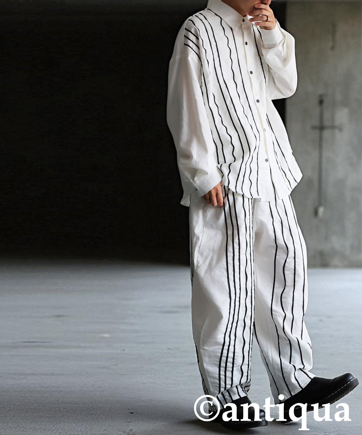 KYO Cord Embroidered Balloon Pants Men's