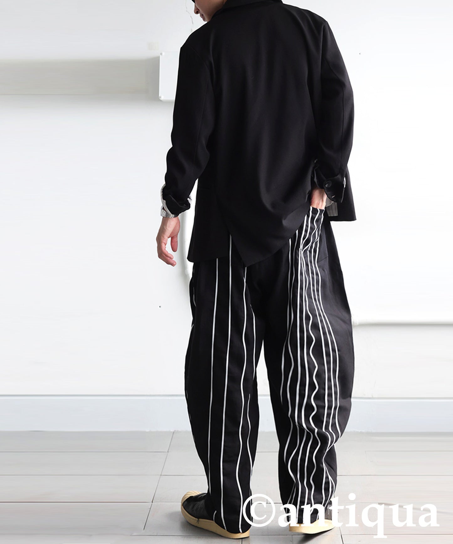 KYO Cord Embroidered Balloon Pants Men's