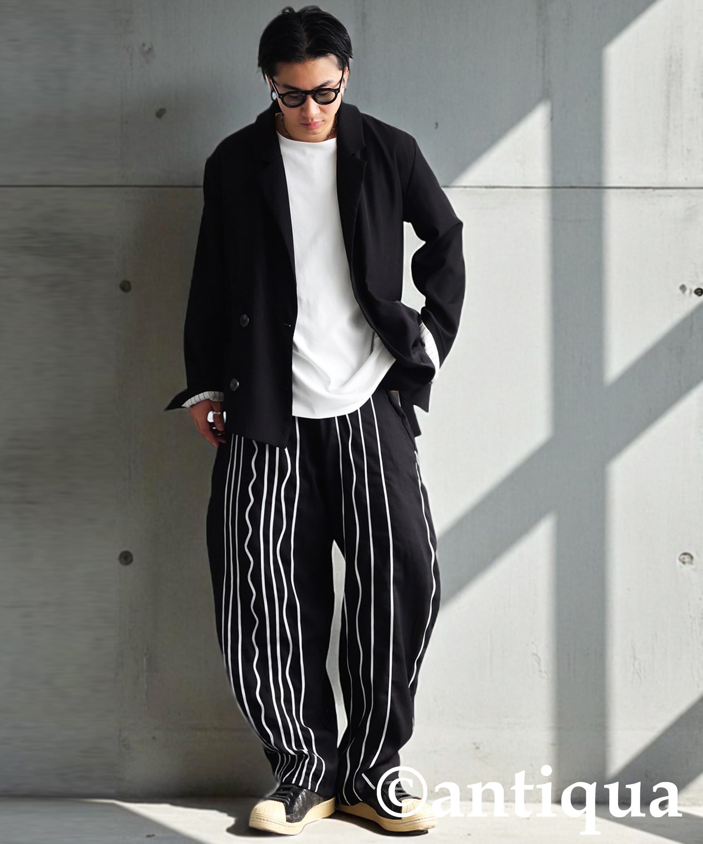 KYO Cord Embroidered Balloon Pants Men's