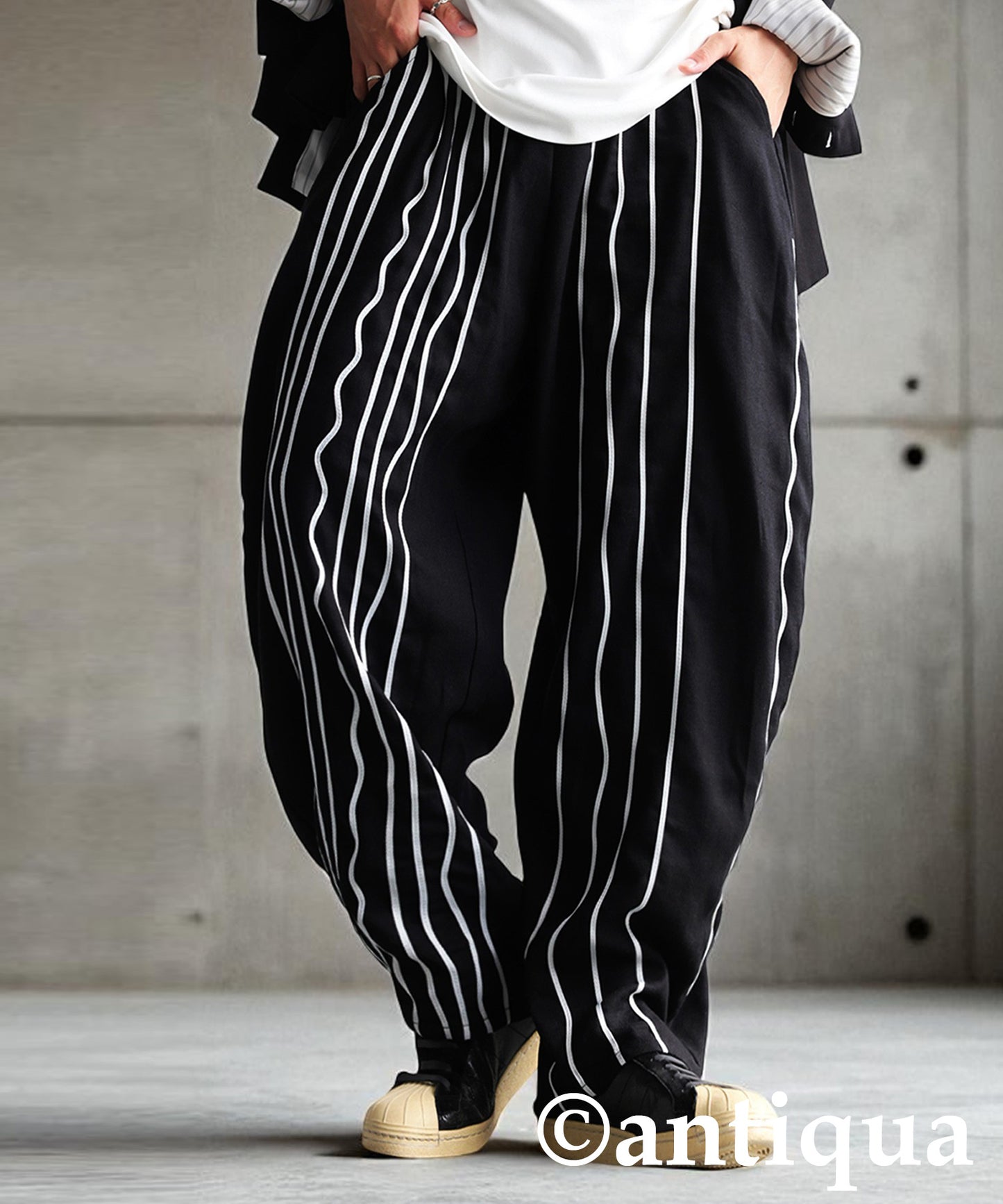 KYO Cord Embroidered Balloon Pants Men's