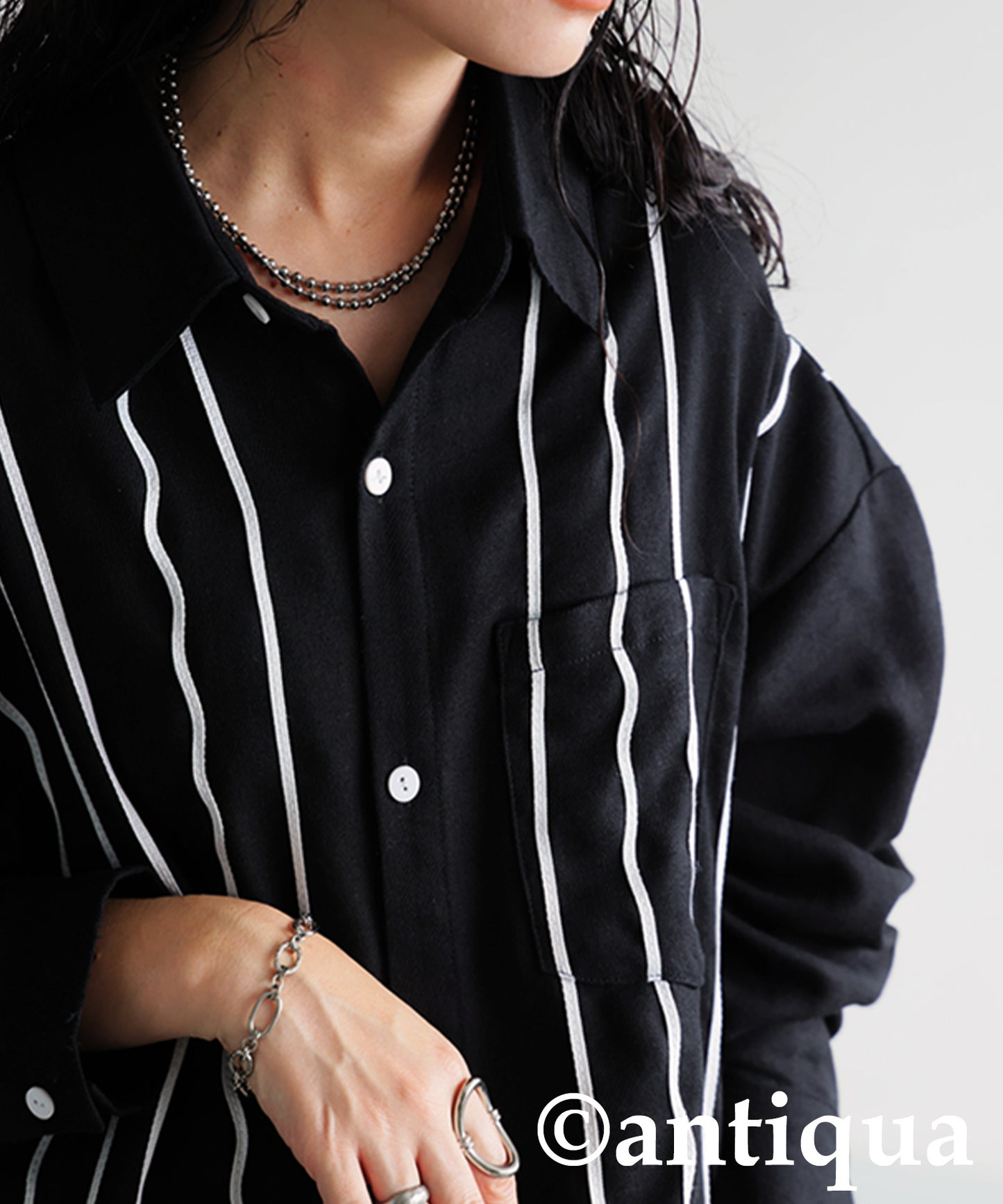 KYO Cord Embroidered Shirt Ladies